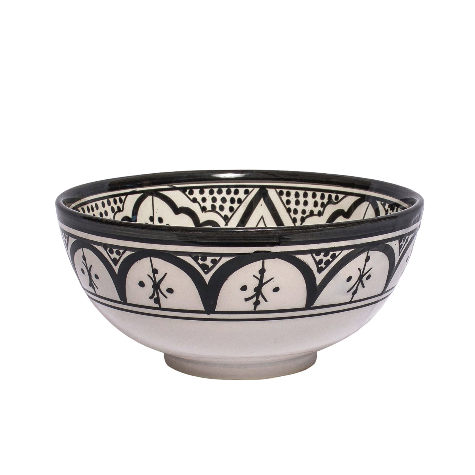 Vintage Handcrafted Clay Pottery Bowl – Natural Pigments - 8