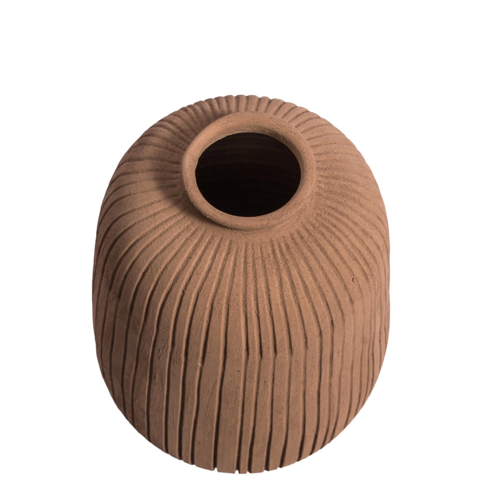 Minimalist Handcrafted Terracotta Vase - 2