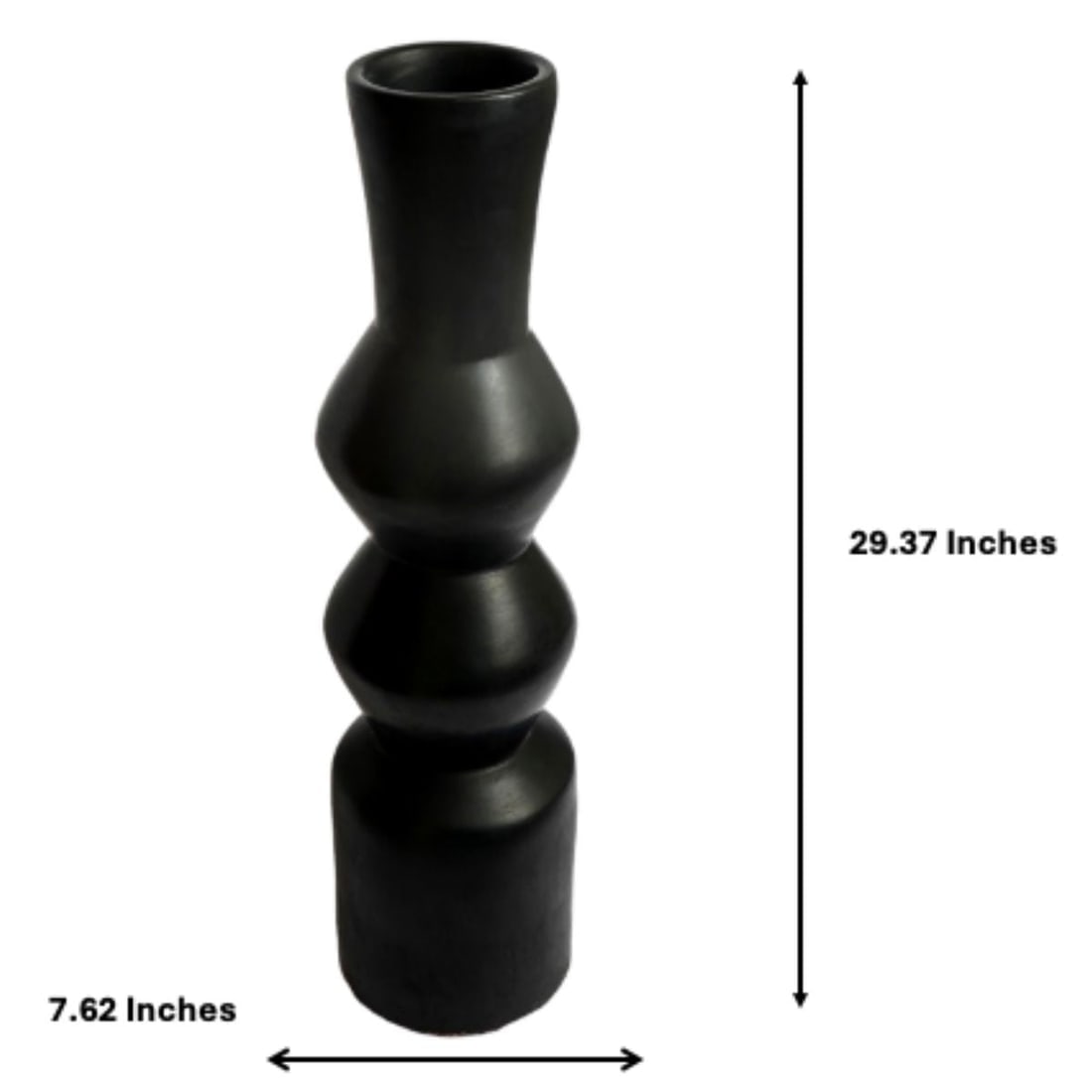 Handmade Tadelakt Lime Plaster Vase – Sculptural Home Decor - 7