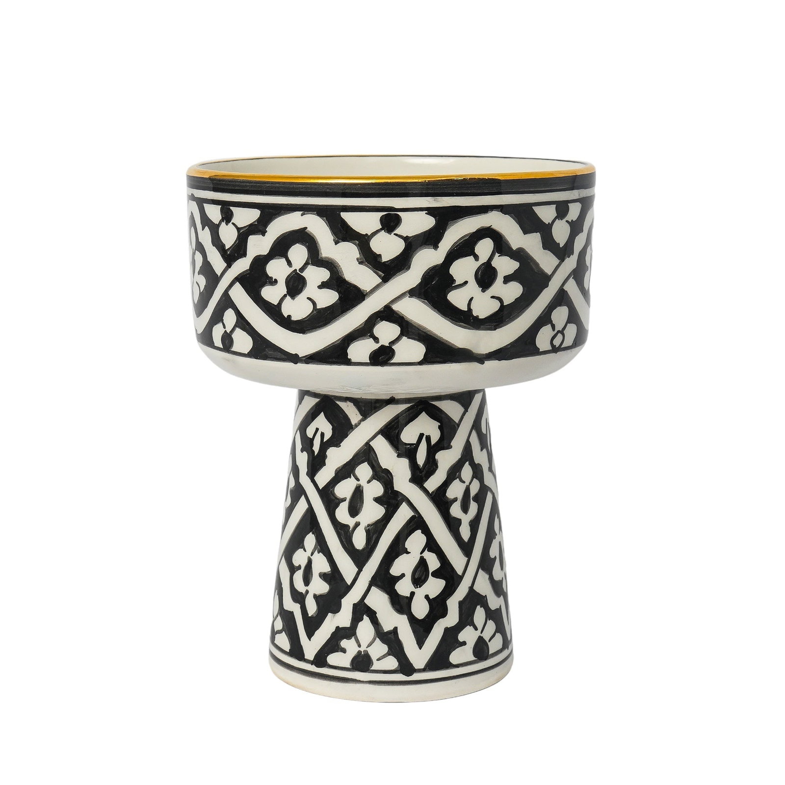 Vintage Handcrafted White Clay Vase – Natural Dyes and Real Gold Foil: vintage Apertivo Fassi Handcrafted White Clay Vase – Natural Dyes with Real Gold Foil Modern vintage is a carefully crafted piece combining practical function with a distinctive, timeless design.