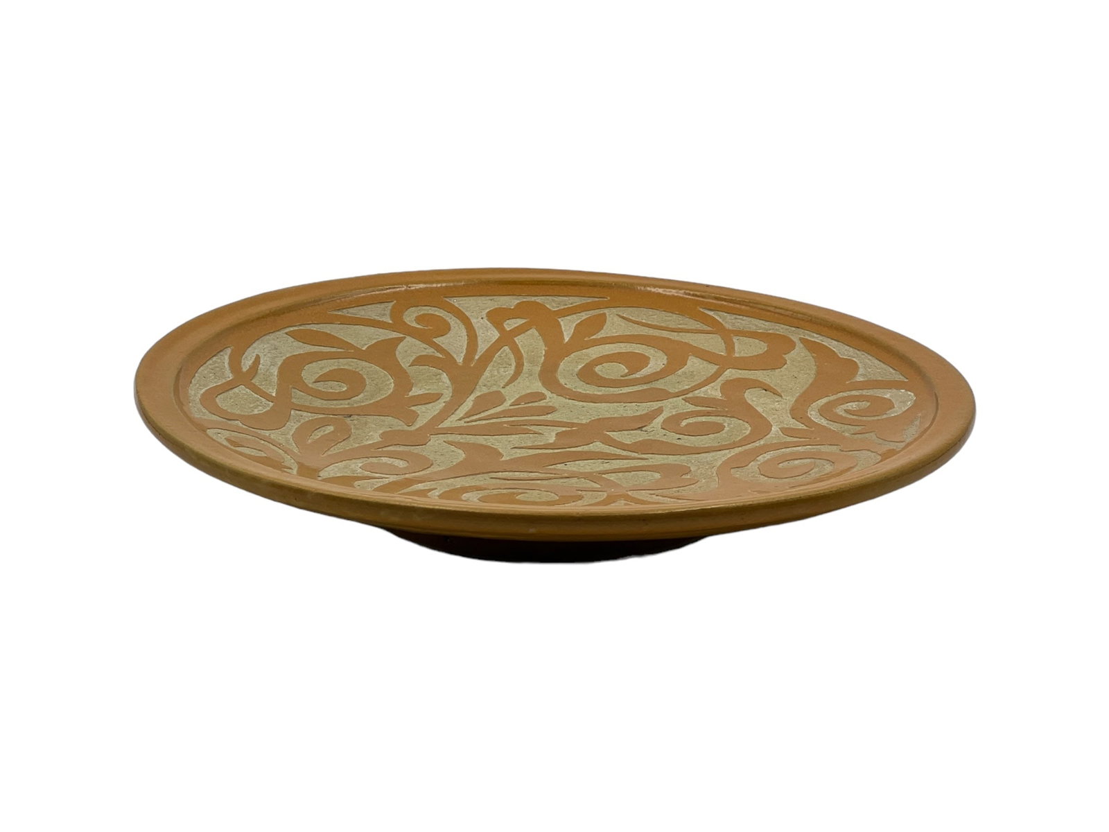 Handcrafted Clay Pottery Plate – Natural Pigments - 2