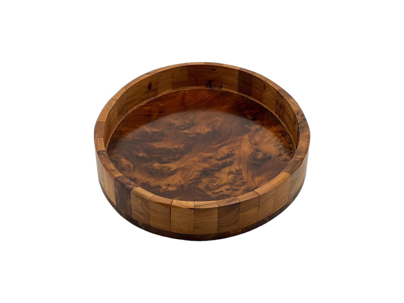 Handcrafted Thuya Wood Trays – Set of 3 - 3
