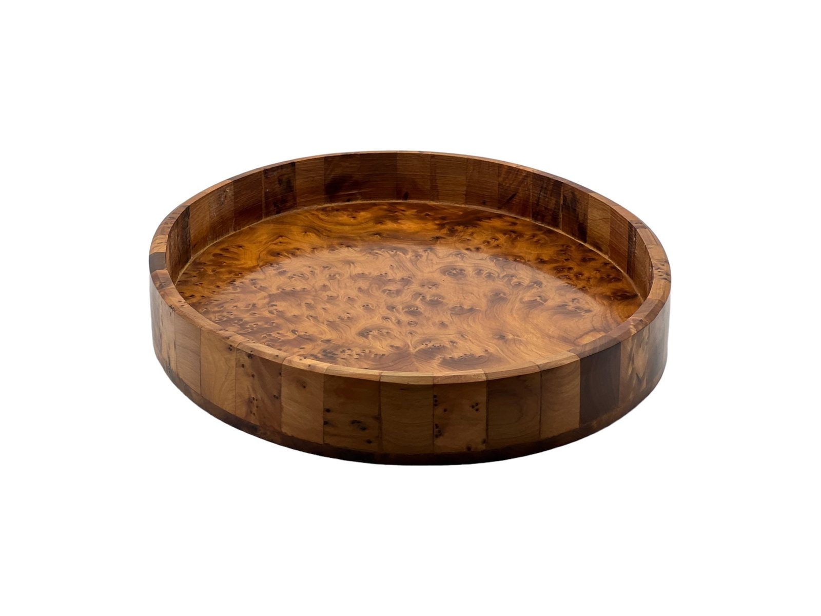 Handcrafted Thuya Wood Trays – Set of 3 - 5