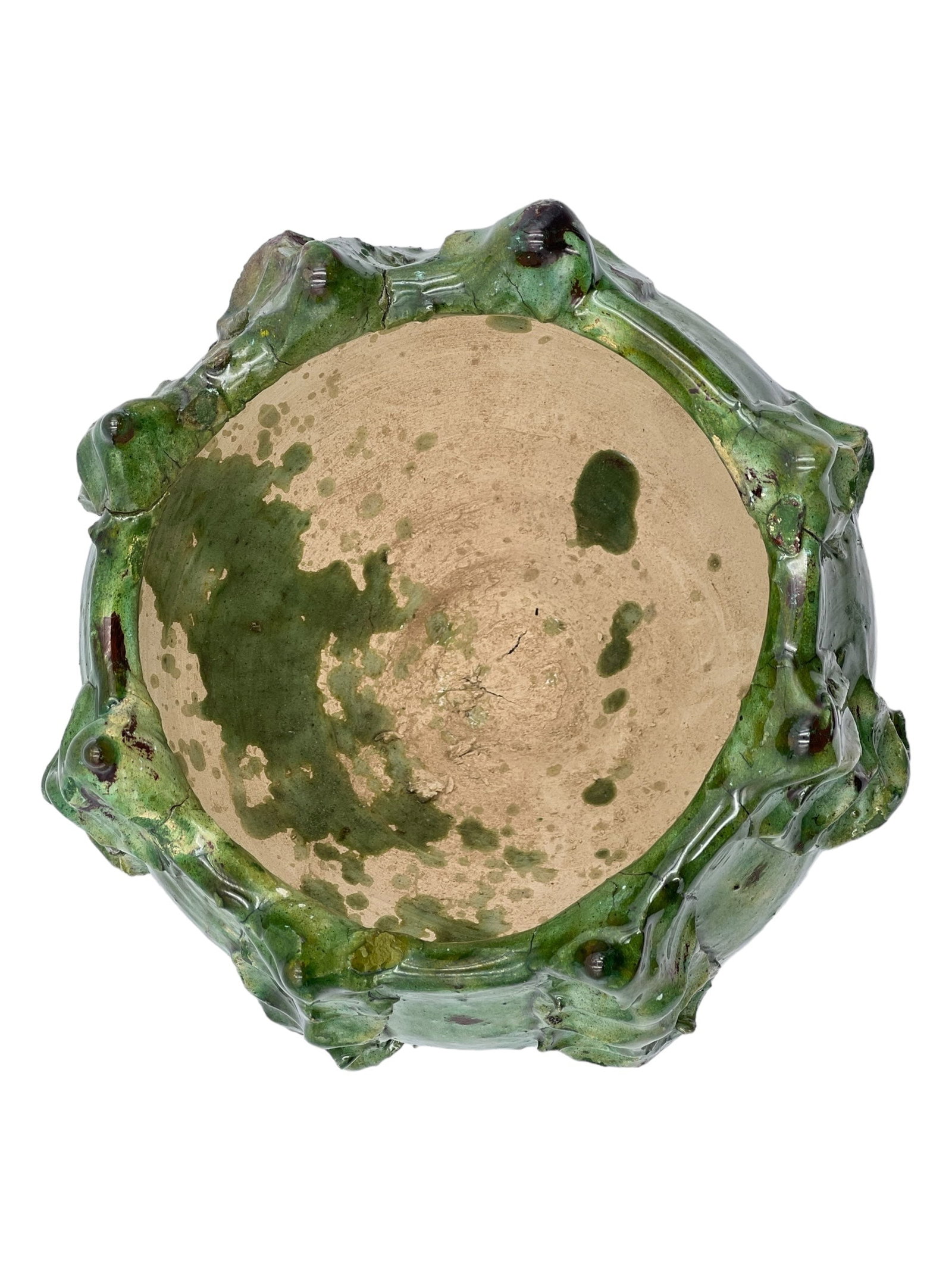 Handcrafted Tamegroute Pottery Bowl – Natural Glaze - 2