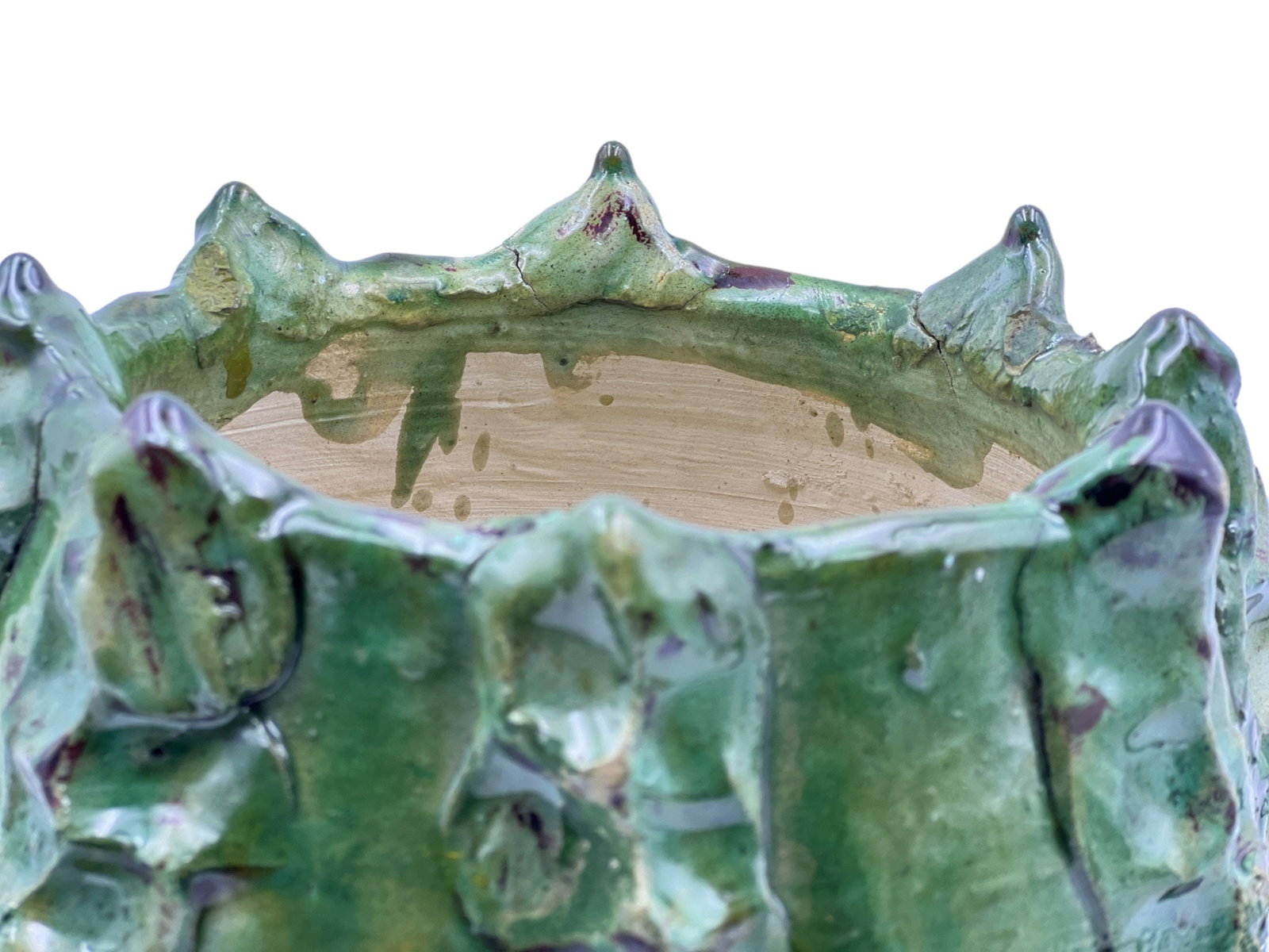 Handcrafted Tamegroute Pottery Bowl – Natural Glaze - 5