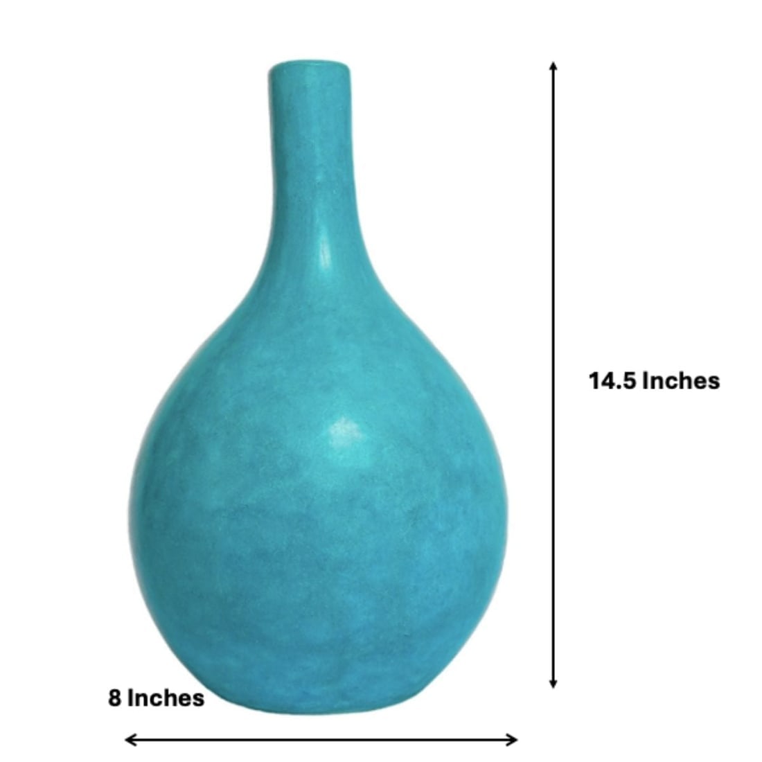 Minimalist Tadelakt Vase – Smooth Hand-Finished Plaster - 7
