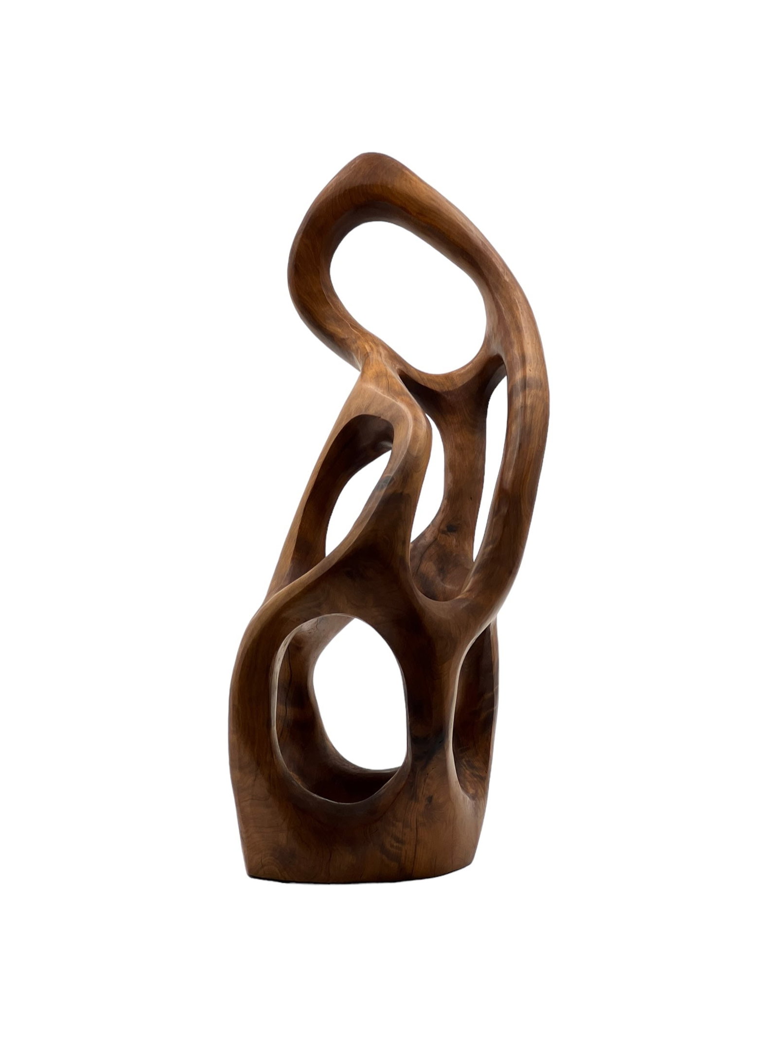 Handcrafted Thuya Wood Decorative Sculpture - 2