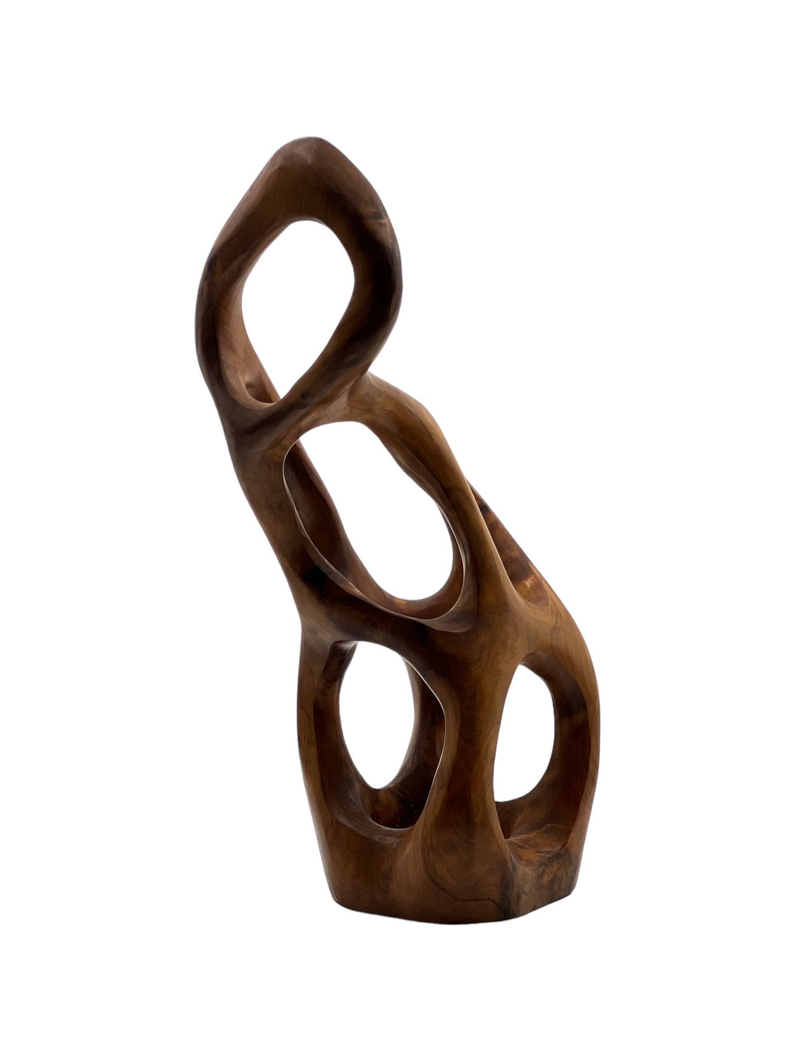 Handcrafted Thuya Wood Decorative Sculpture - 3
