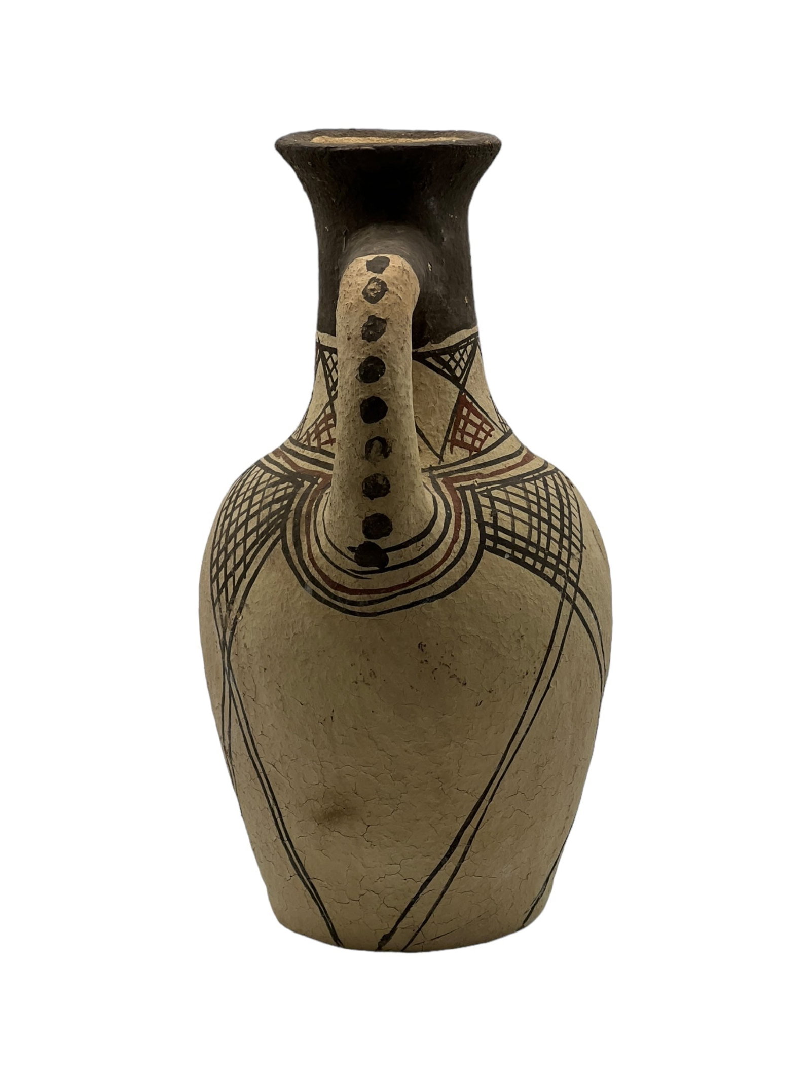 Handcrafted Tamegroute Pottery Jug – Natural Green Glaze - 4