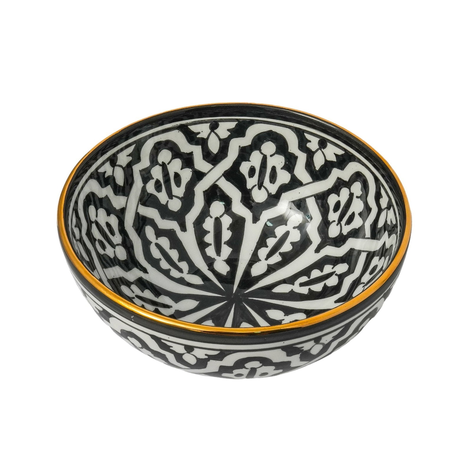 Vintage Round Handcrafted White Clay Bowl – Real Gold Foil: vintage Round Bowl Fassi Handcrafted White Clay Vase – Natural Dyes with Real Gold Foil Modern vintage is a carefully crafted piece combining practical function with a distinctive, timeless design.