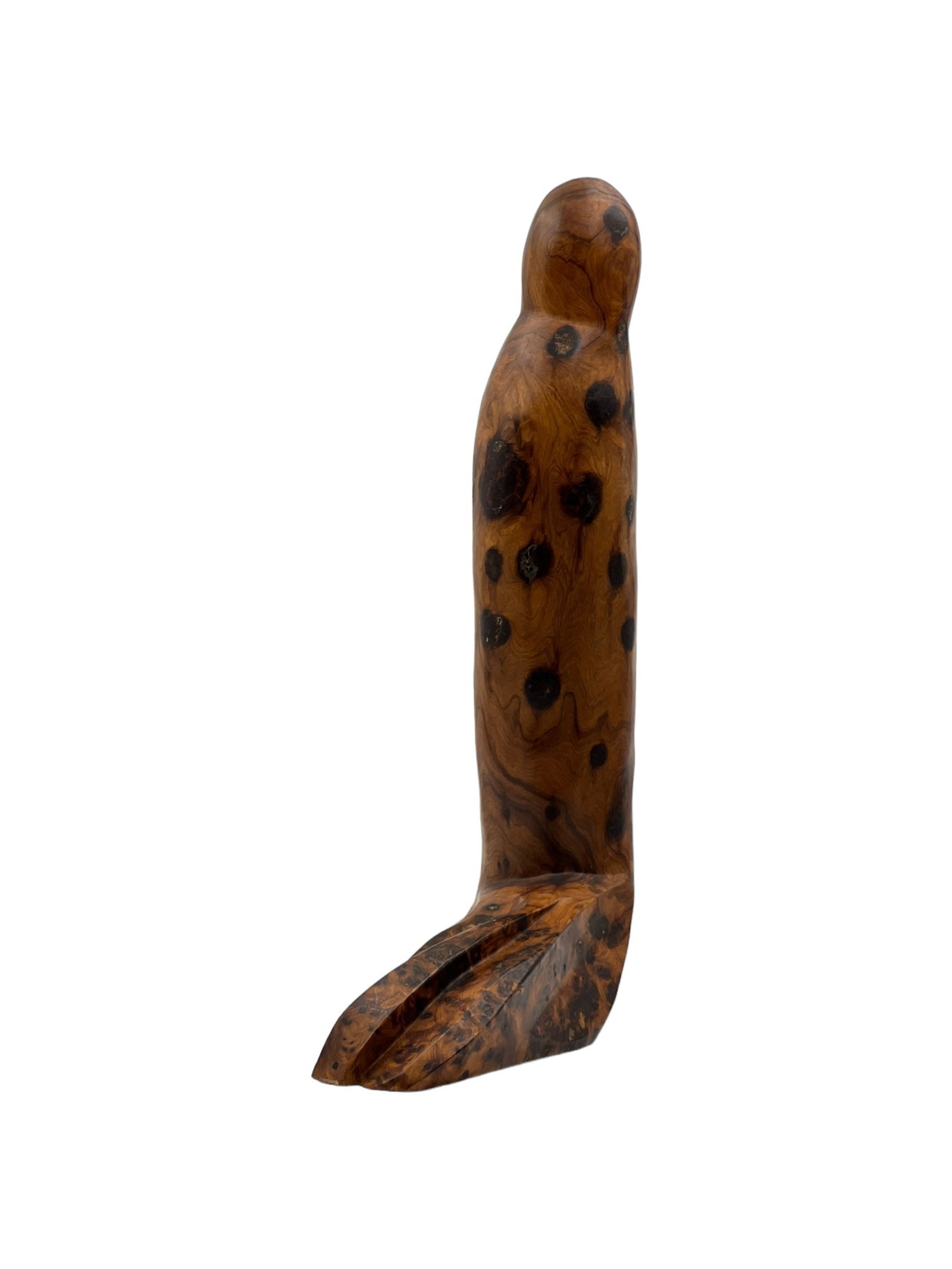 Handcrafted Thuya Wood Decorative Sculpture - 2