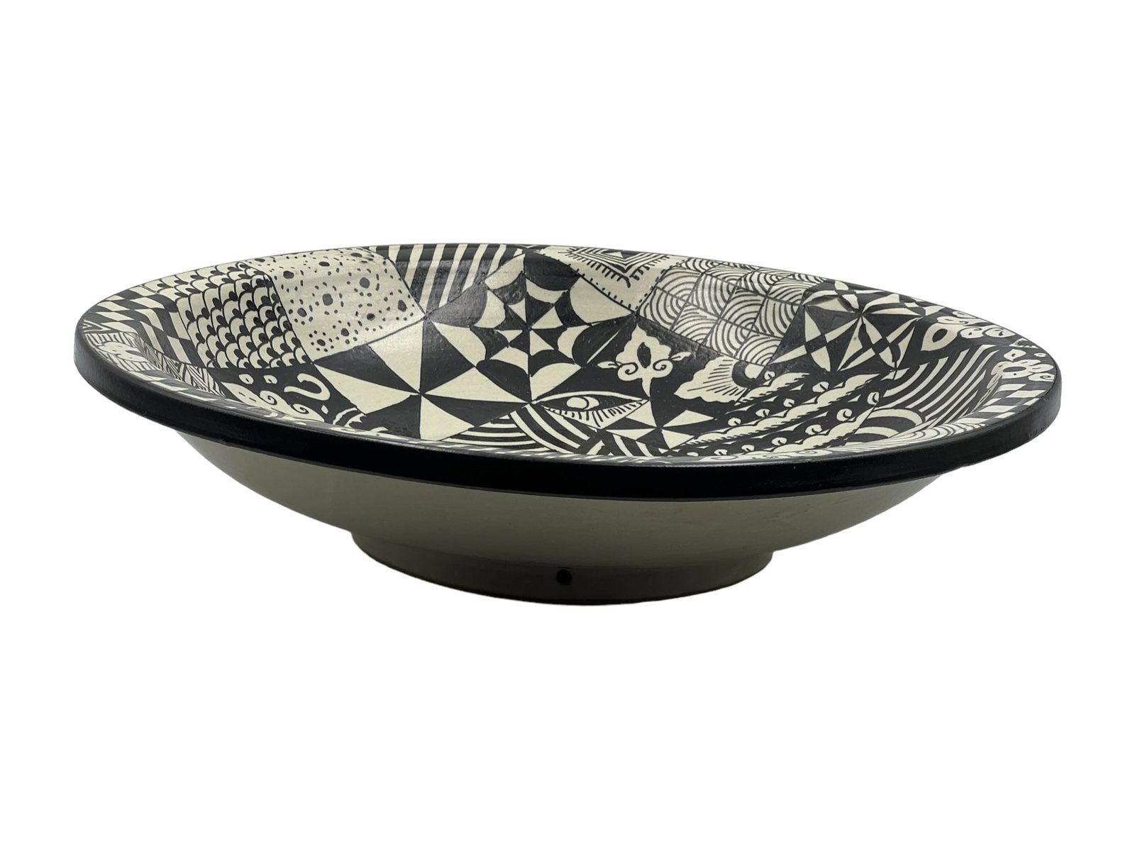 Handcrafted Clay Pottery Plate – Natural Pigments - 2