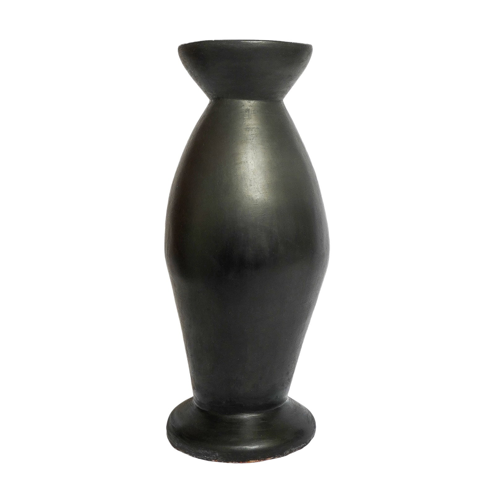 Tall Sculptural Tadelakt Plaster Vase – Hand-Finished - 3