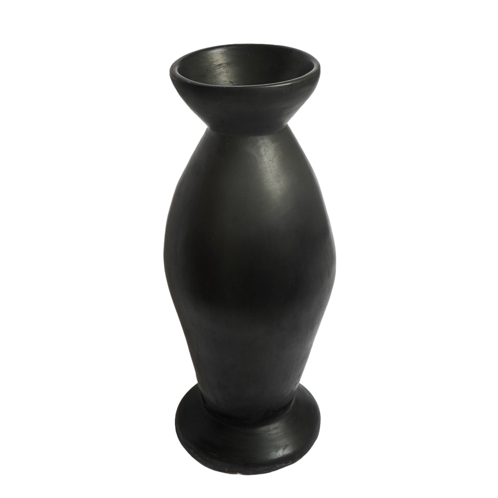 Tall Sculptural Tadelakt Plaster Vase – Hand-Finished - 4
