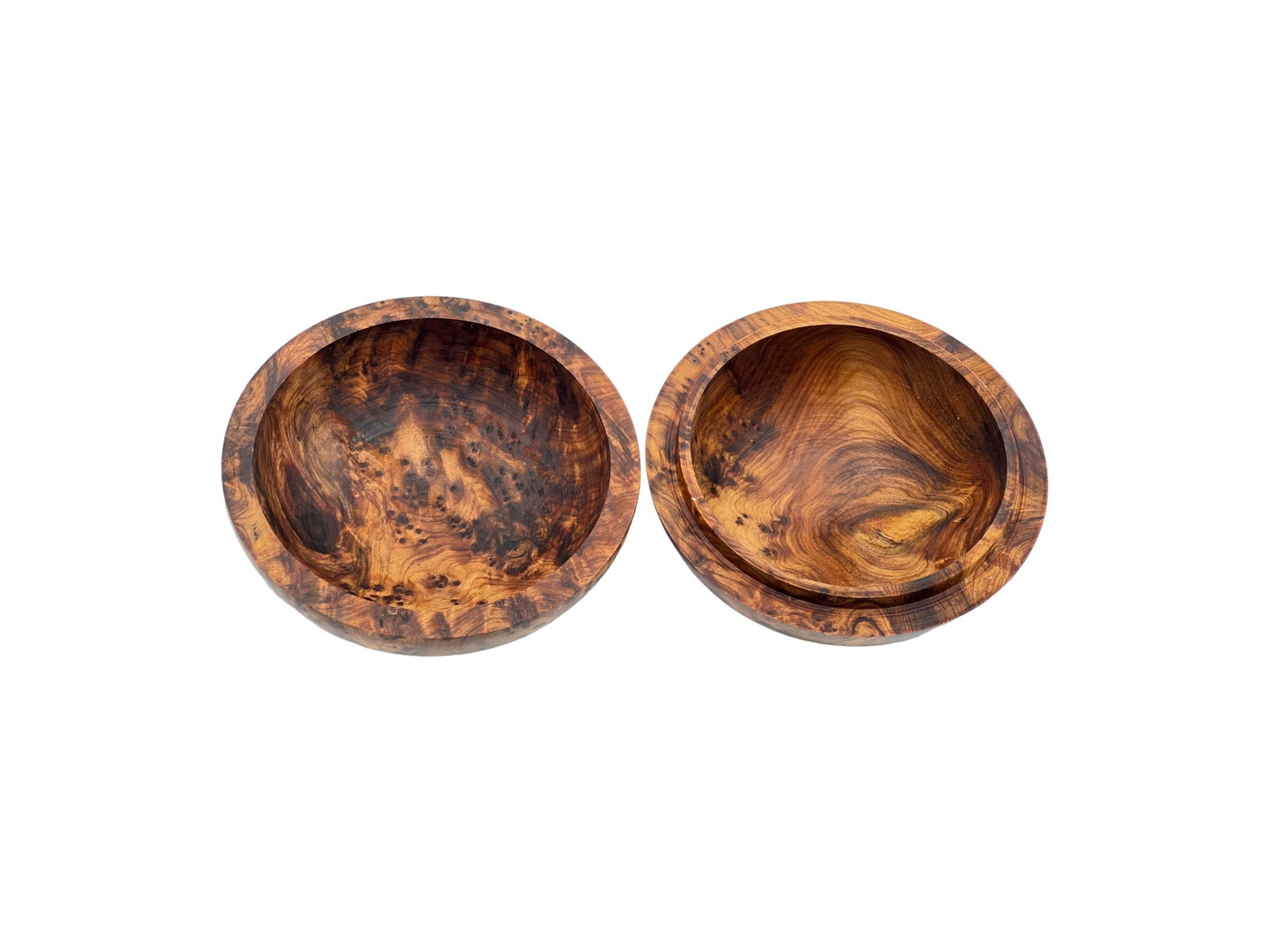 Handcrafted Thuya Burl Wood Jewelry Box - 5