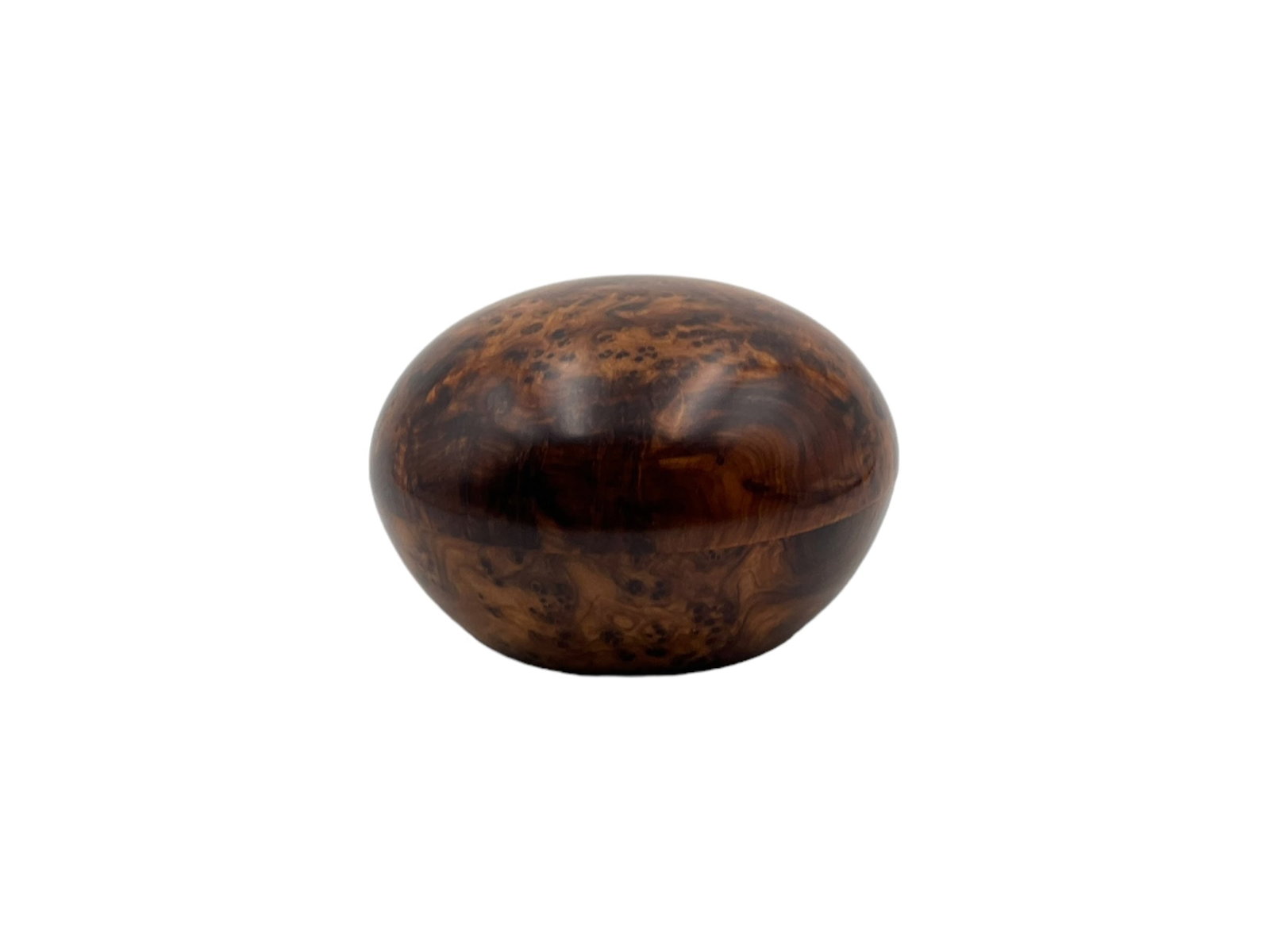 Handcrafted Thuya Burl Wood Jewelry Box - 8