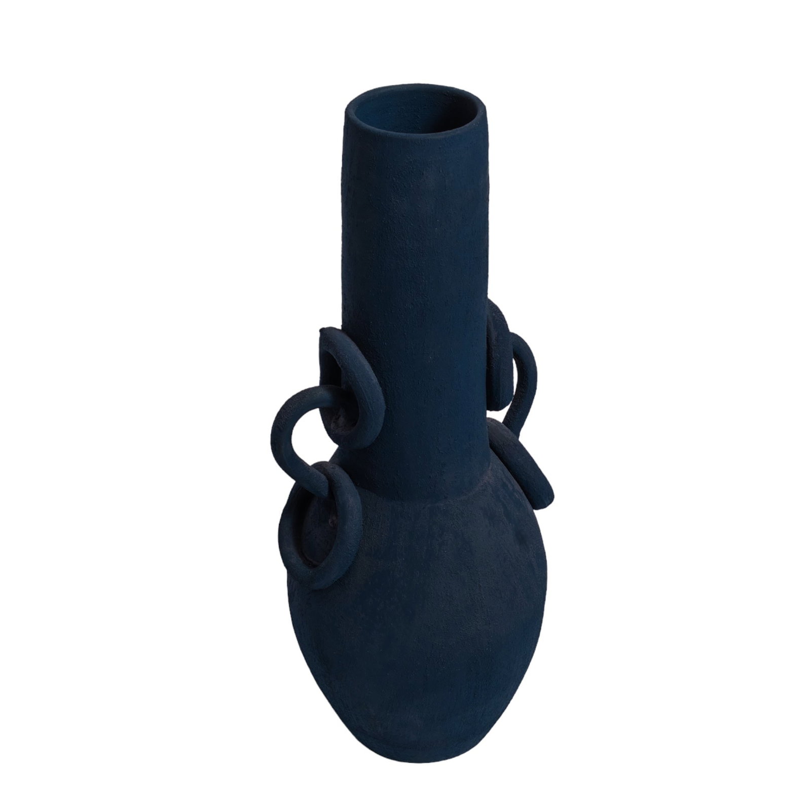 Modern Sculptural Terracotta Vase – Handcrafted Home Decor - 2