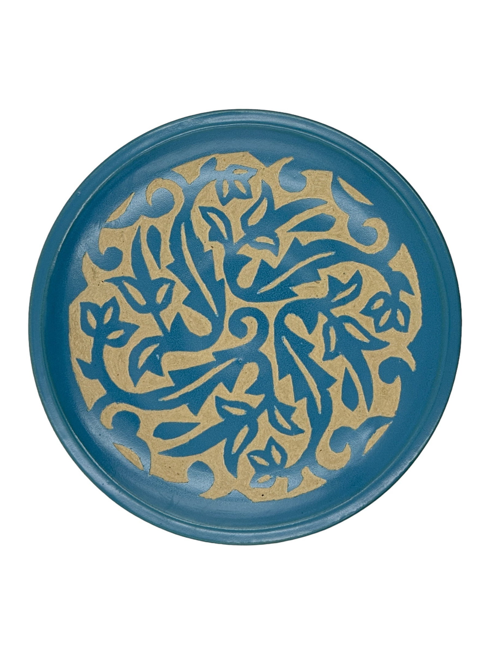Handcrafted Turquoise Clay Pottery Plate – Natural Pigments: Chisel Turquoise Plate Handcrafted Clay Pottery – Natural Pigments and Traditional Craftsmanship is a carefully crafted piece combining practical function with a distinctive, timeless design. Ideal 