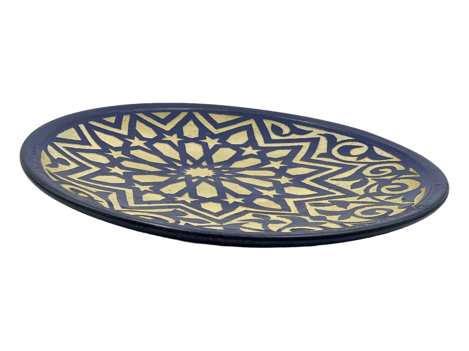 Handcrafted Indigo Clay Pottery Plates – Natural Pigments - 2