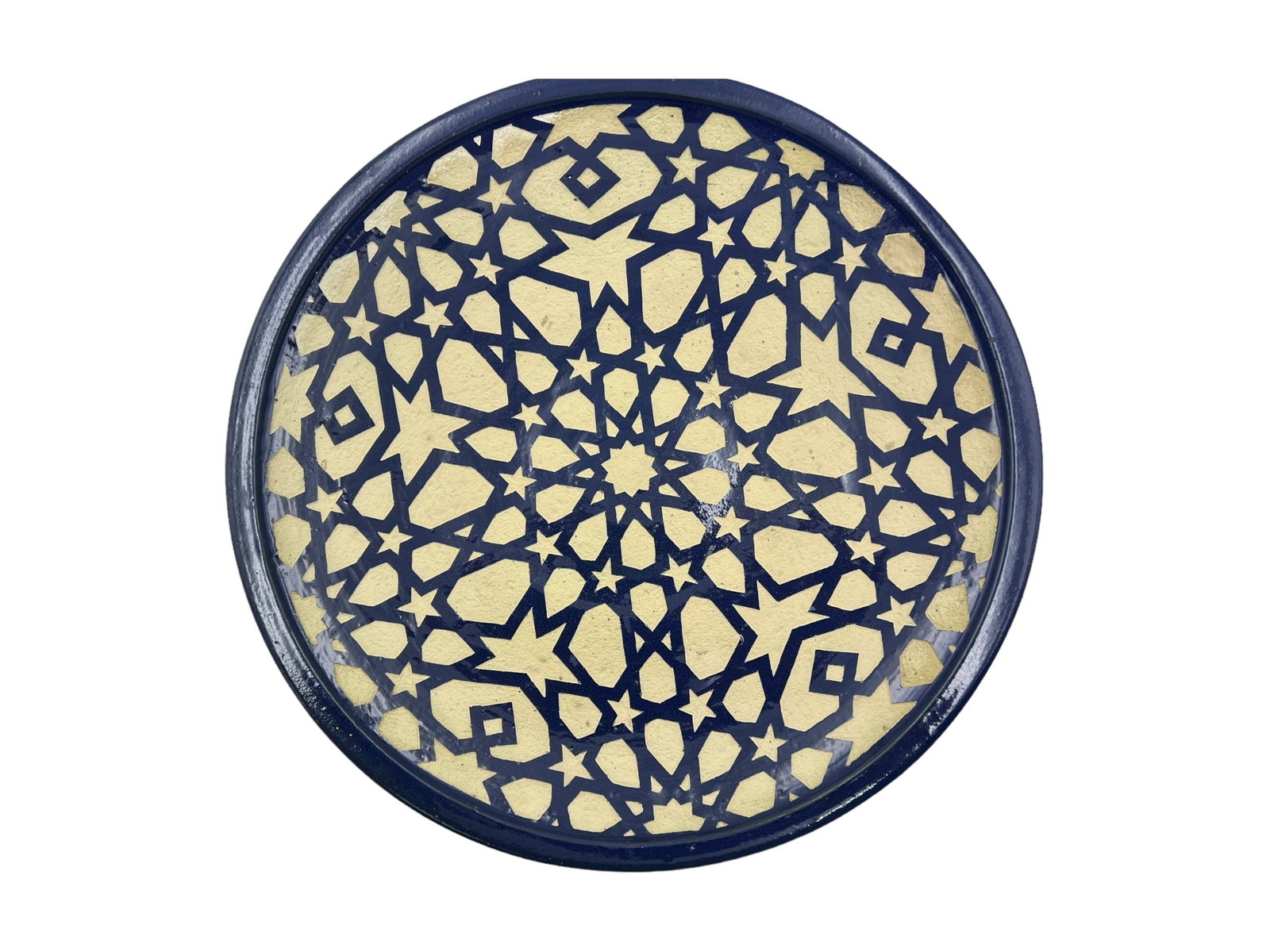 Handcrafted Indigo Clay Pottery Plates – Natural Pigments - 3