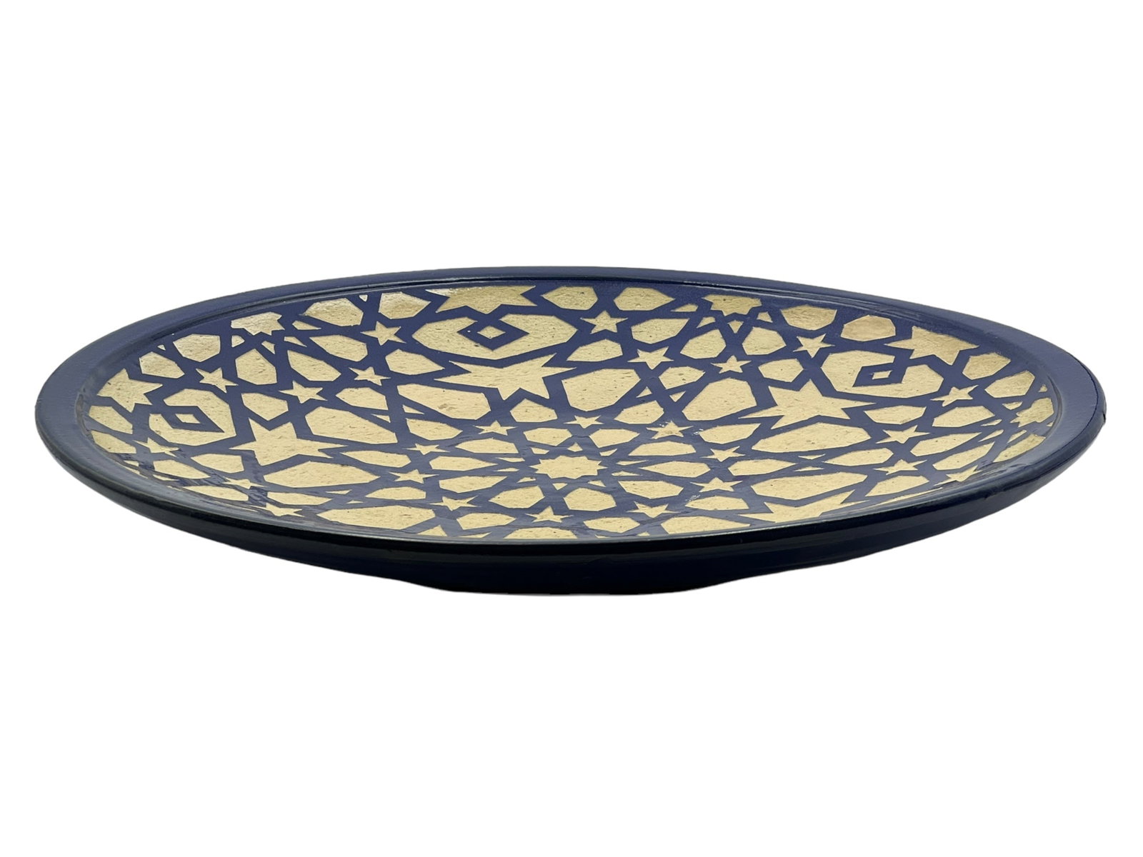 Handcrafted Indigo Clay Pottery Plates – Natural Pigments - 4