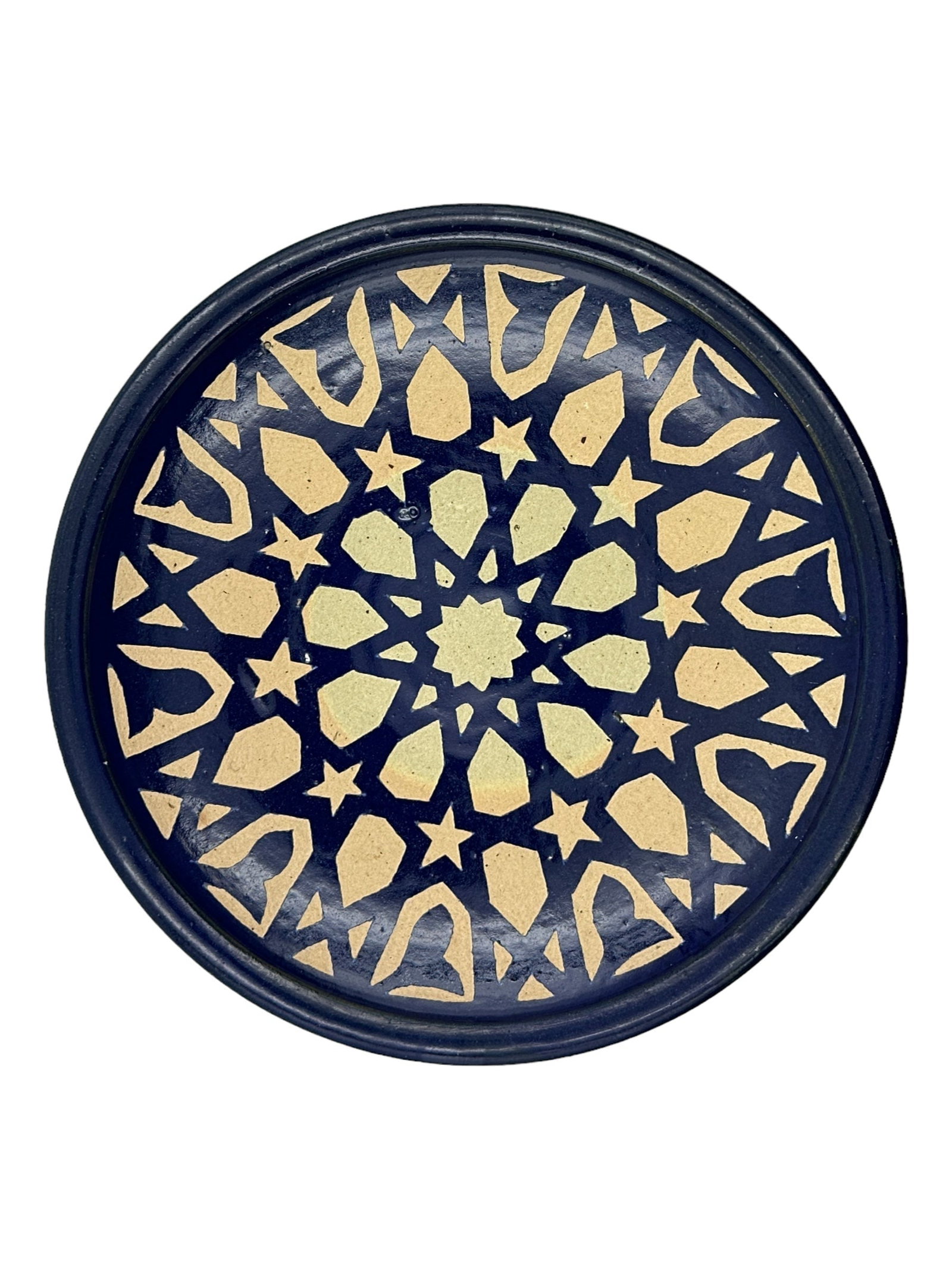 Handcrafted Indigo Clay Pottery Plates – Natural Pigments - 5