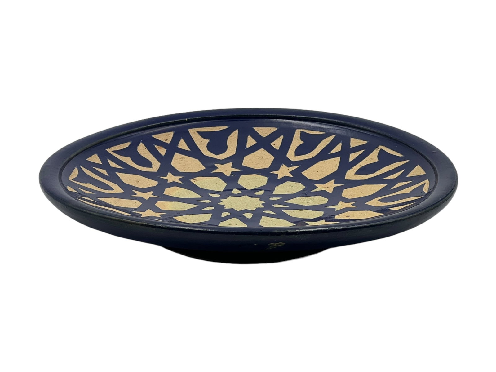 Handcrafted Indigo Clay Pottery Plates – Natural Pigments - 6