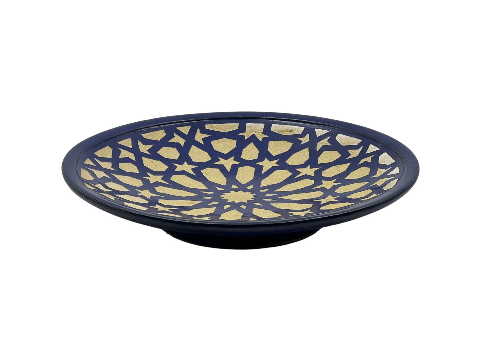 Handcrafted Indigo Clay Pottery Plates – Natural Pigments - 8