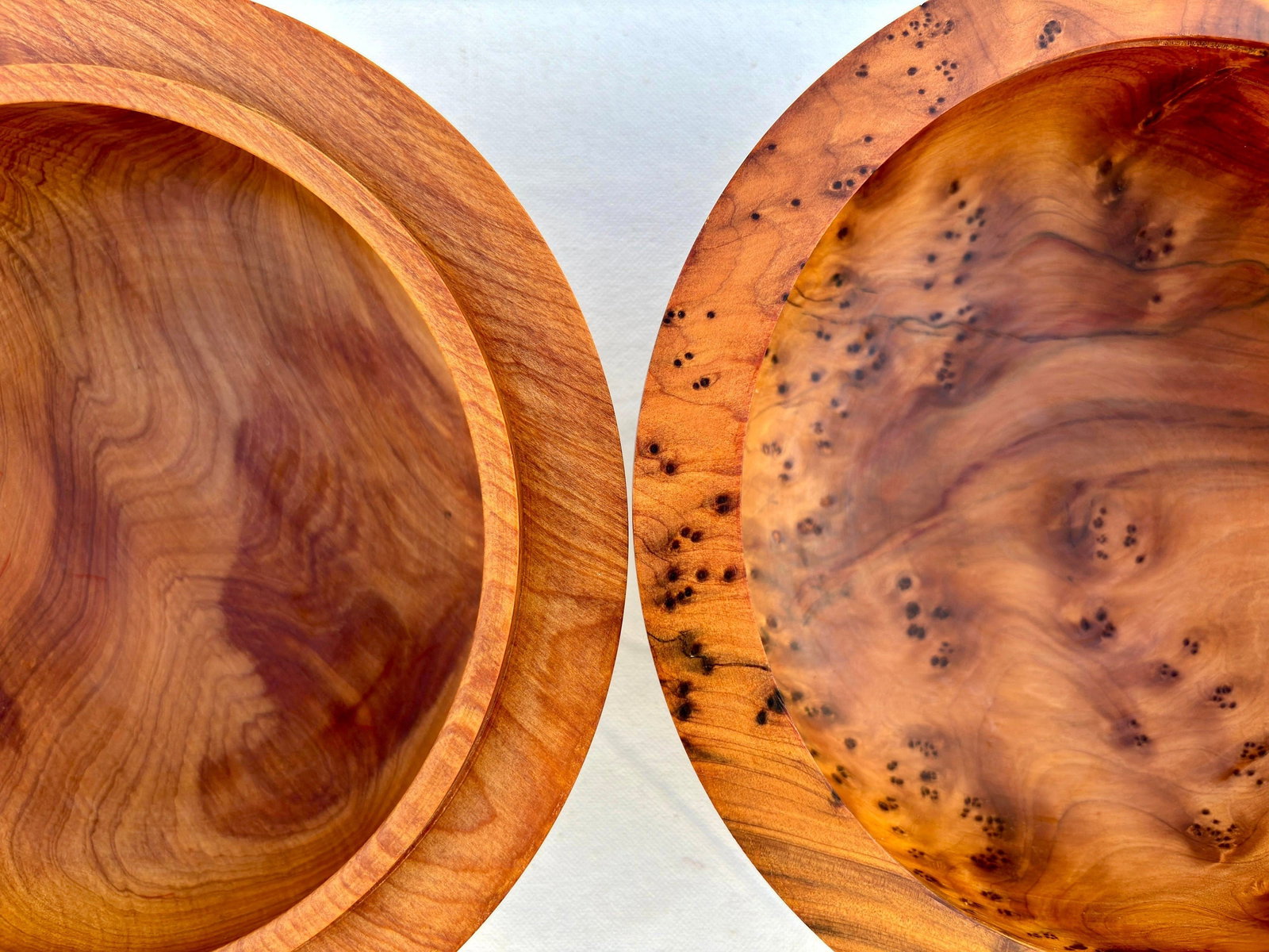 Lockable Thuya Burl Wood Jewelry Box – 7 × 7" - 10