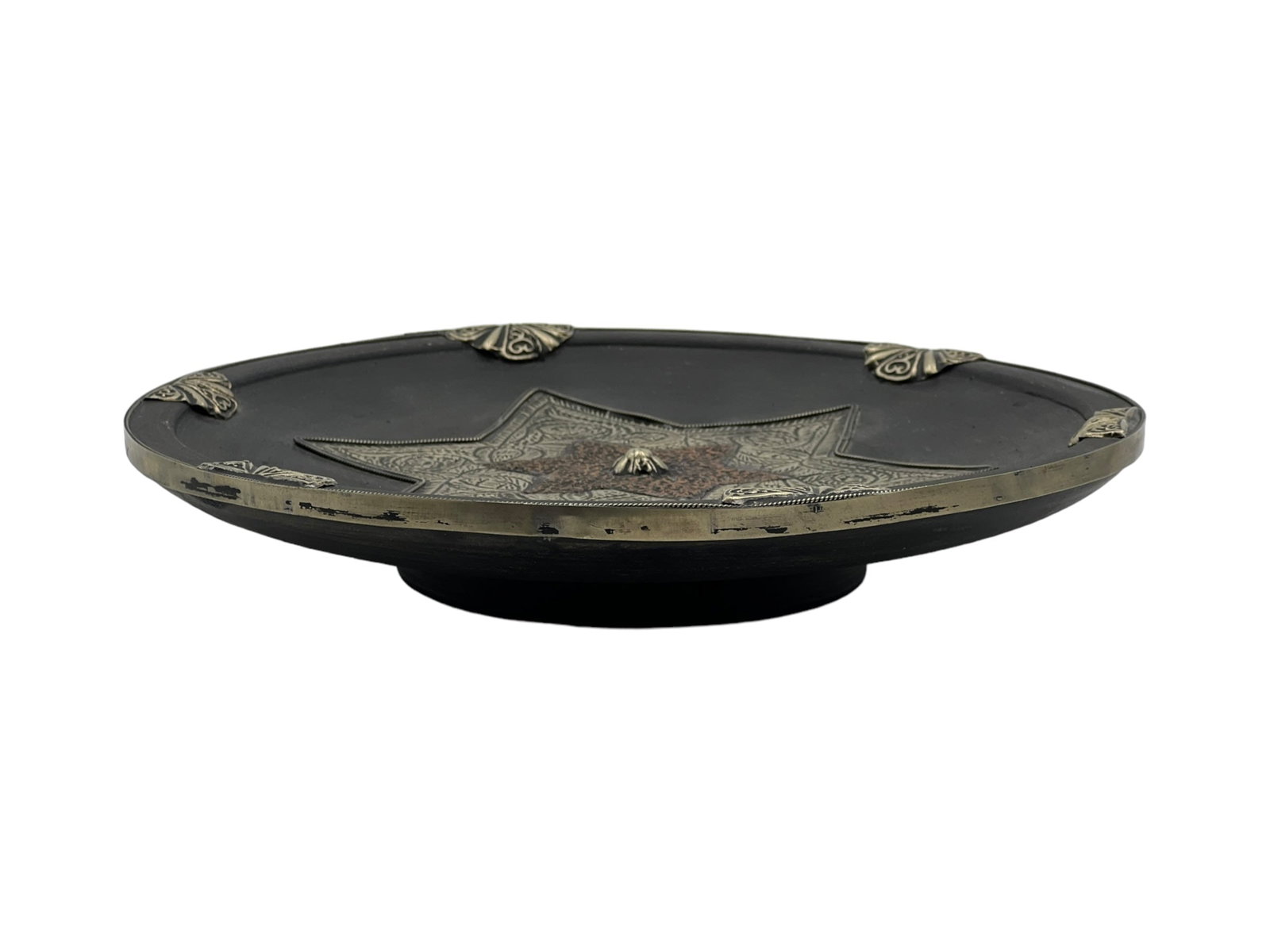 Handcrafted Copper-Tone Clay Pottery Plate – Natural Pigments - 2