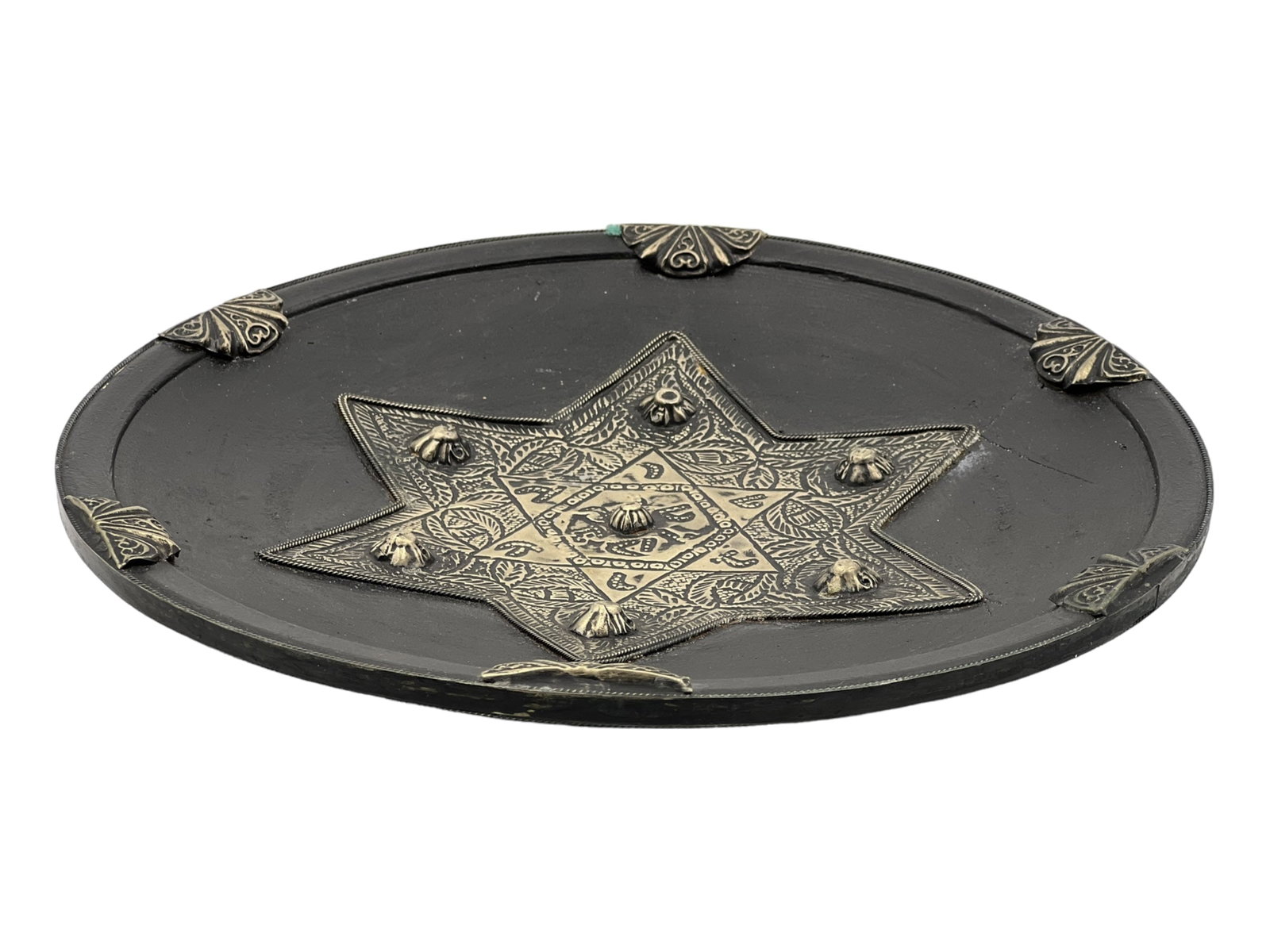 Handcrafted Copper-Tone Clay Pottery Plate – Natural Pigments - 5