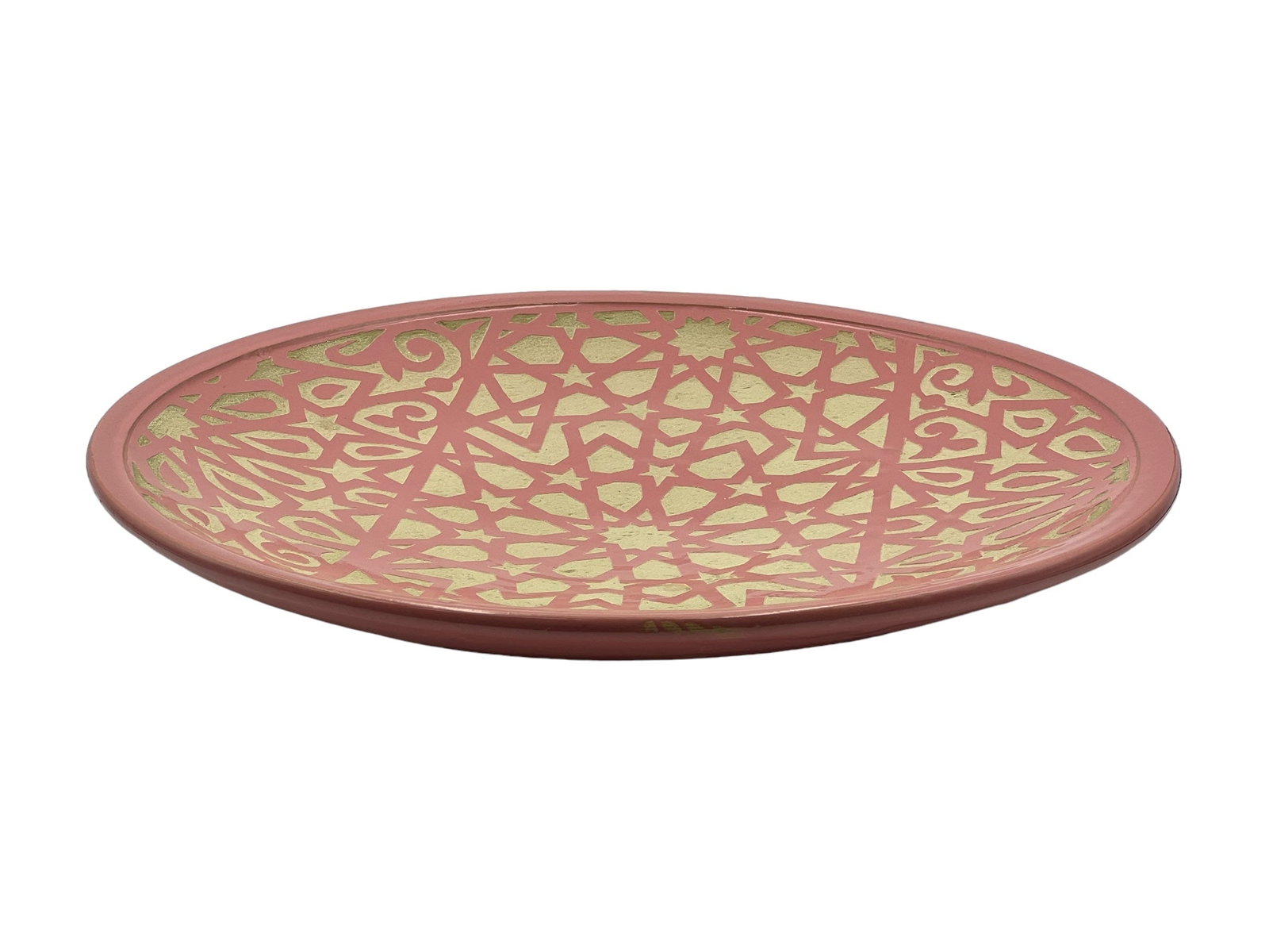 Handcrafted Pink Clay Pottery Plates – Natural Pigments - 5