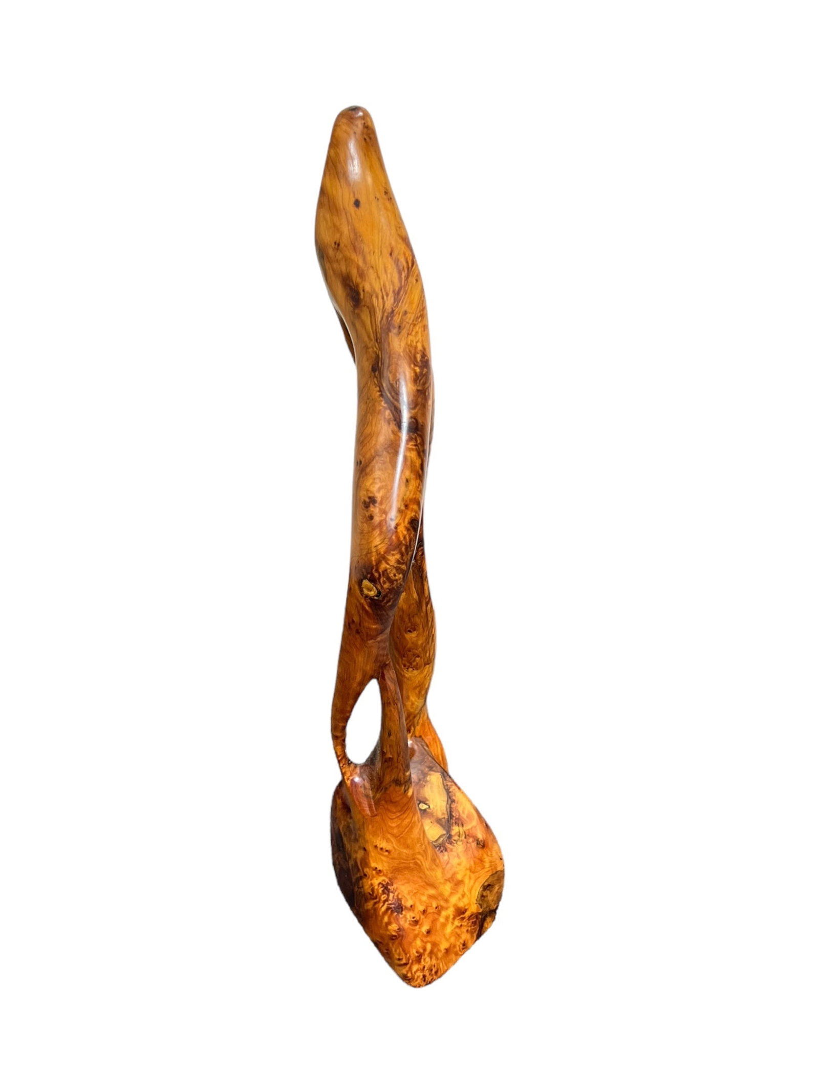 Handcrafted Thuya Wood Decorative Sculpture - 2