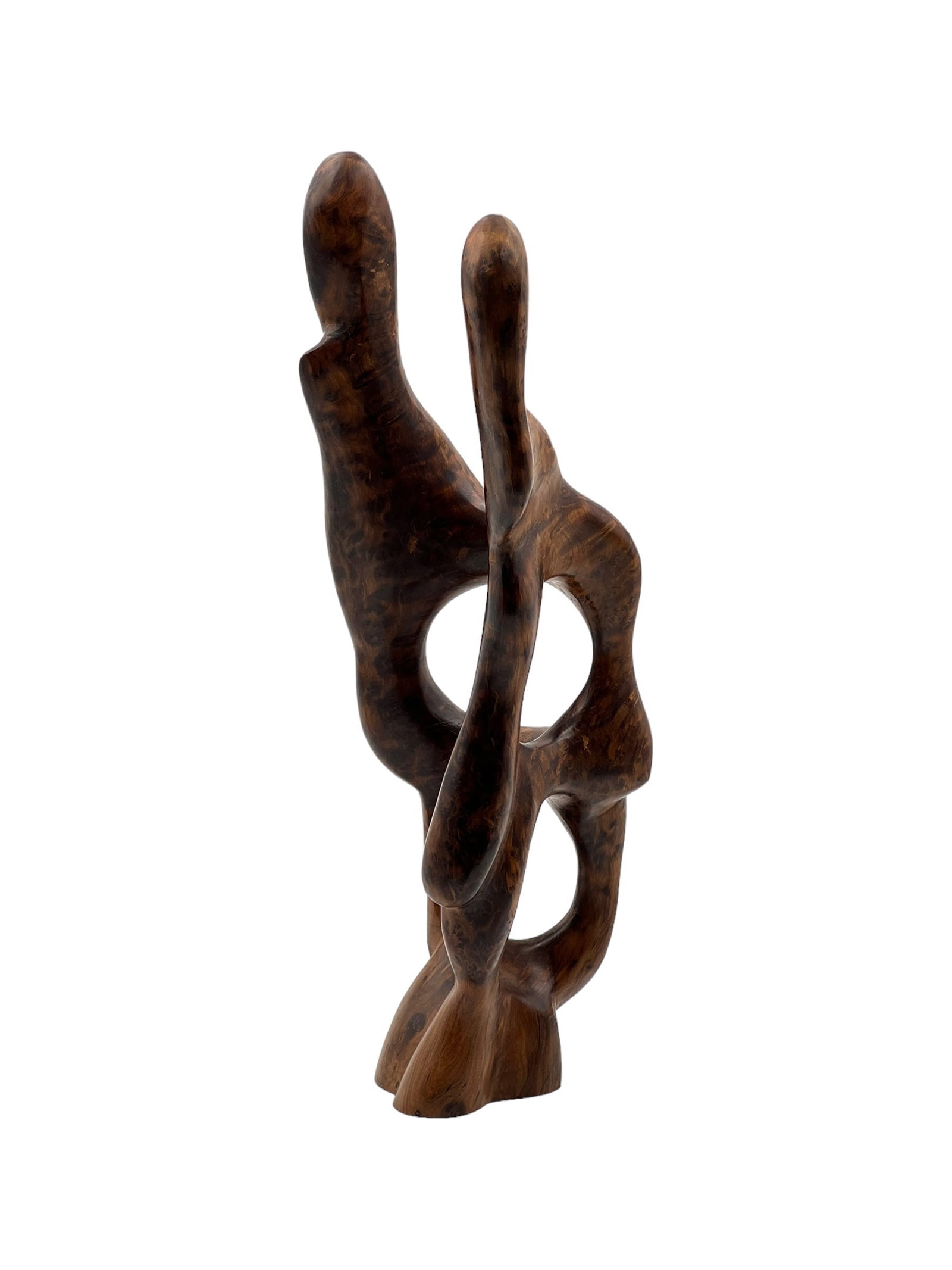Handcrafted Thuya Wood Decorative Sculpture - 2