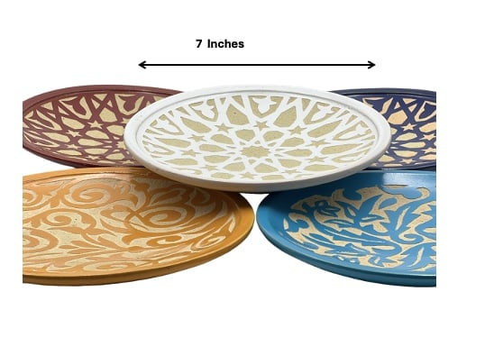 Handcrafted Black Clay Pottery Plate – Natural Pigments - 5