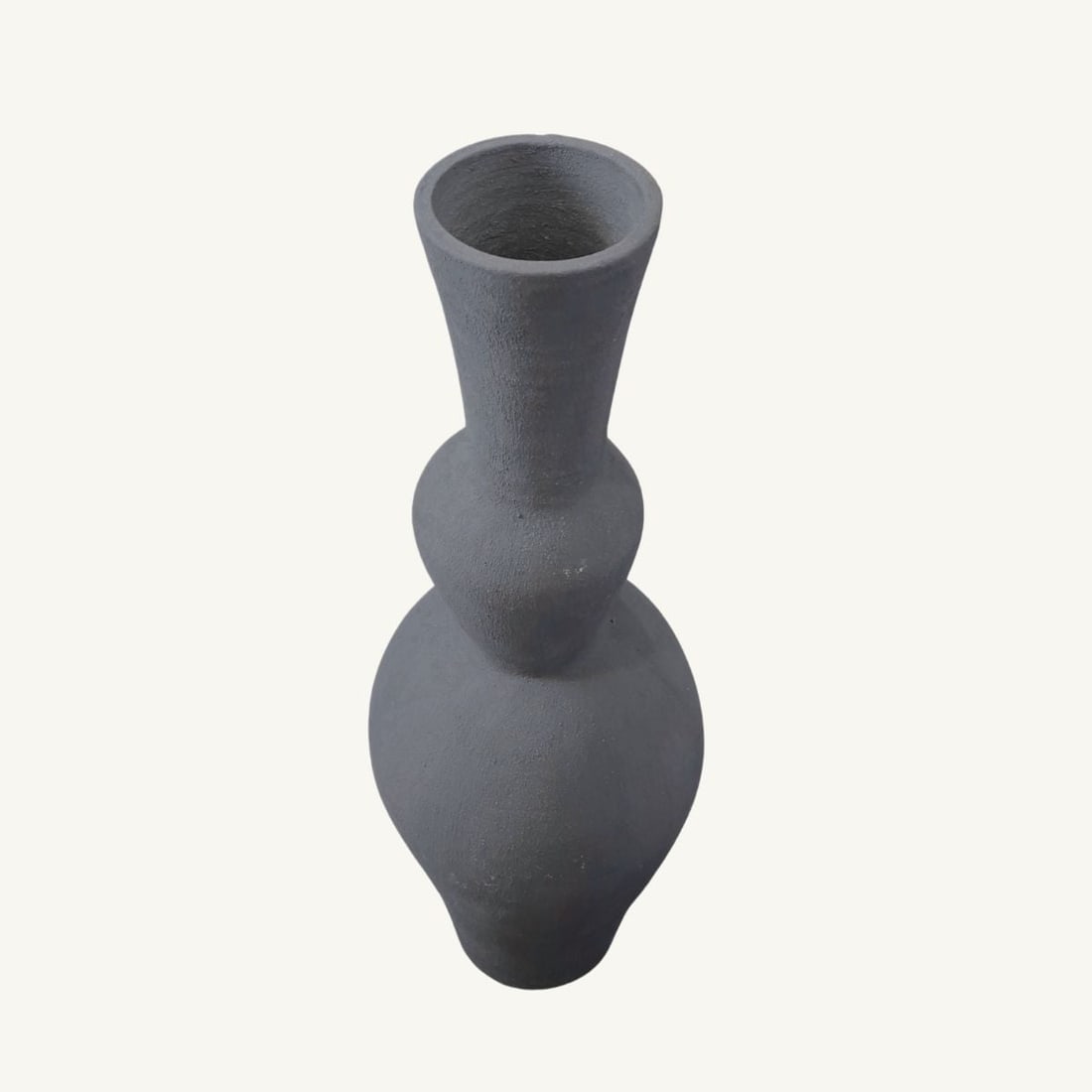 Large Handcrafted Sculptural Terracotta Vase - 2