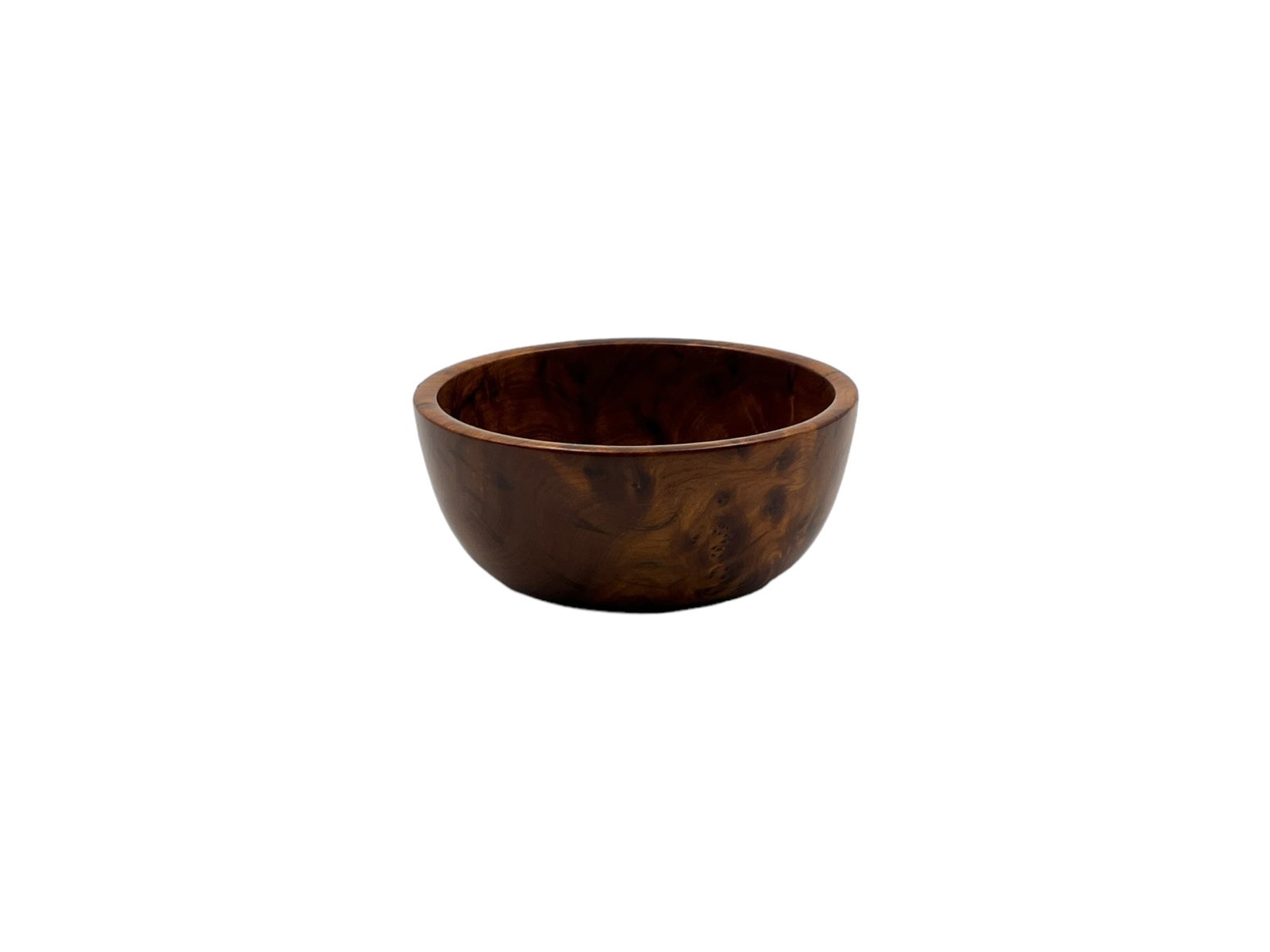 Handcrafted Thuya Wood Serving Bowls – Set of 3 - 9