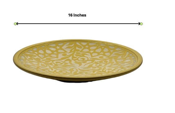 Handcrafted Turmeric Clay Pottery Plates – Natural Pigments - 3
