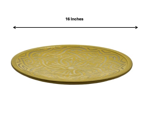 Handcrafted Turmeric Clay Pottery Plates – Natural Pigments - 6