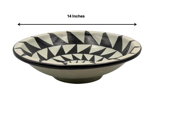 Handcrafted Clay Pottery Plate – Natural Pigments - 3