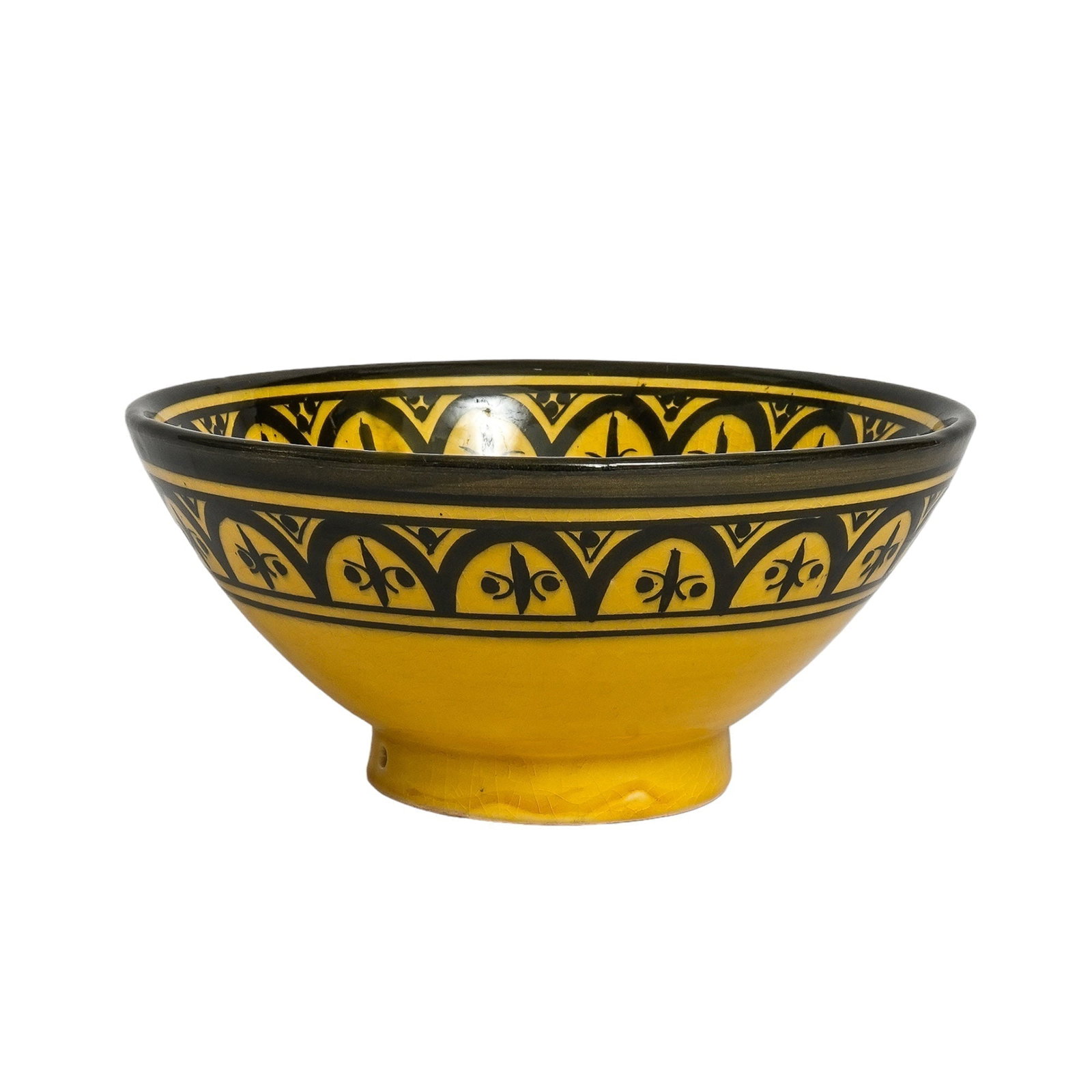 Vintage Handcrafted Clay Pottery Bowl – Natural Pigments - 3