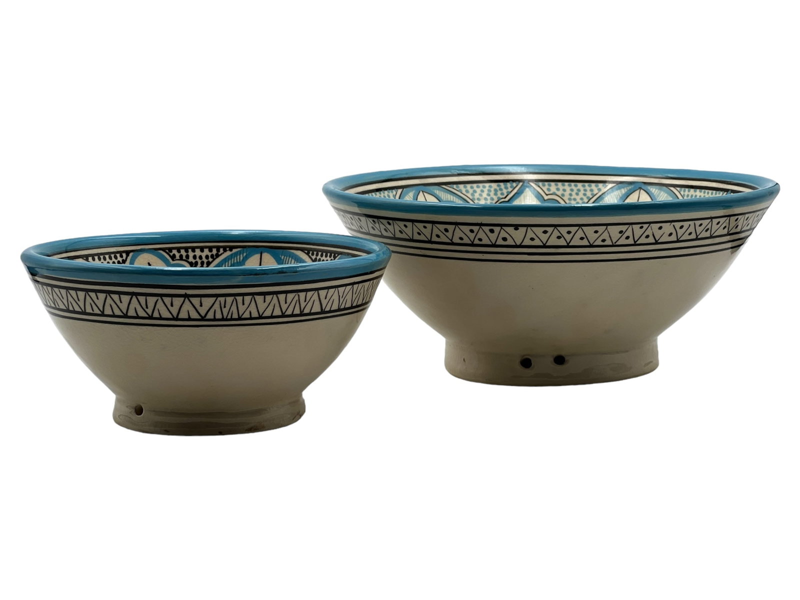 Vintage Handcrafted Clay Pottery Bowl – Natural Pigments - 7