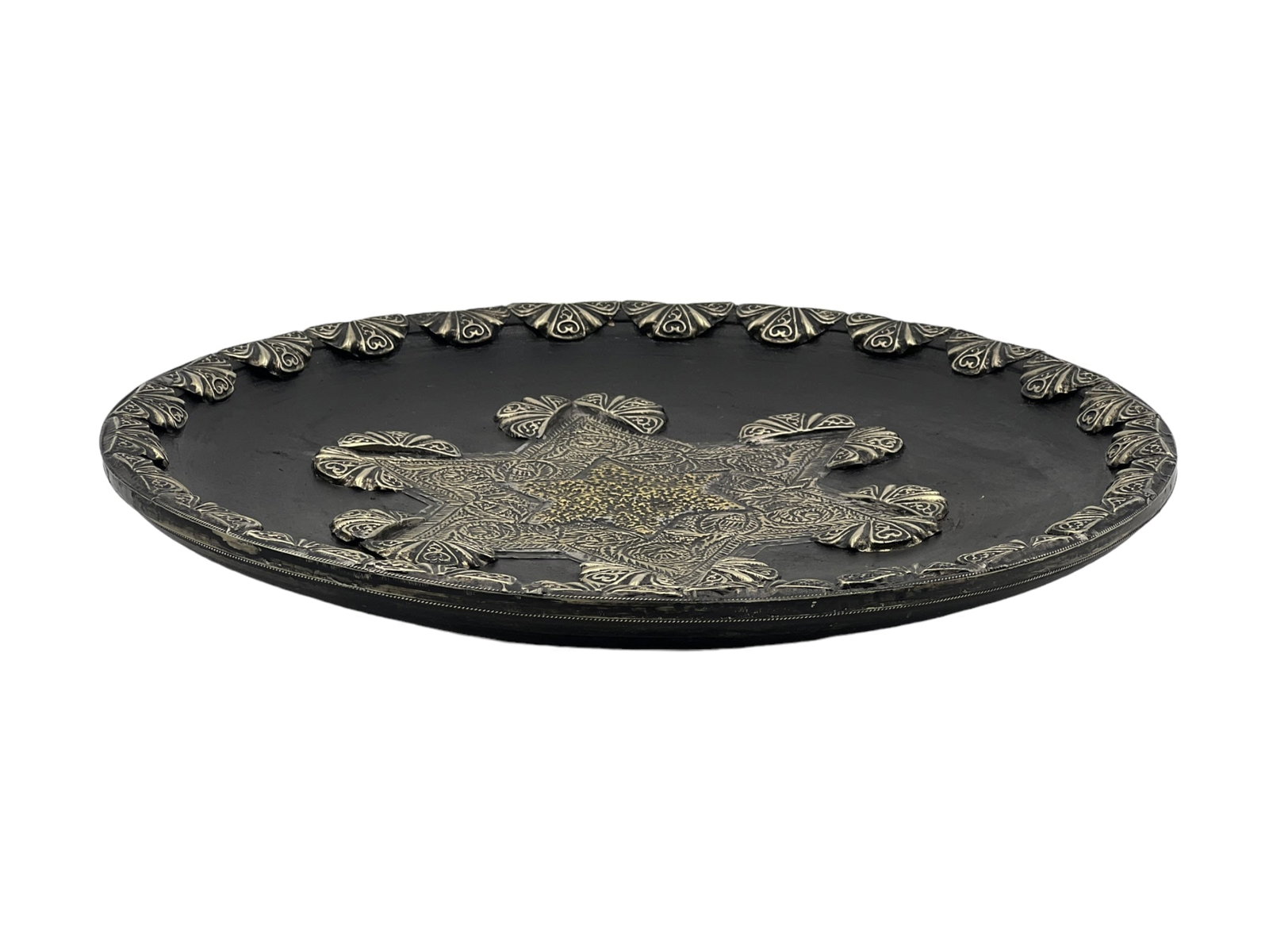 Handcrafted Copper-Tone Clay Pottery Plate – Natural Pigments - 3
