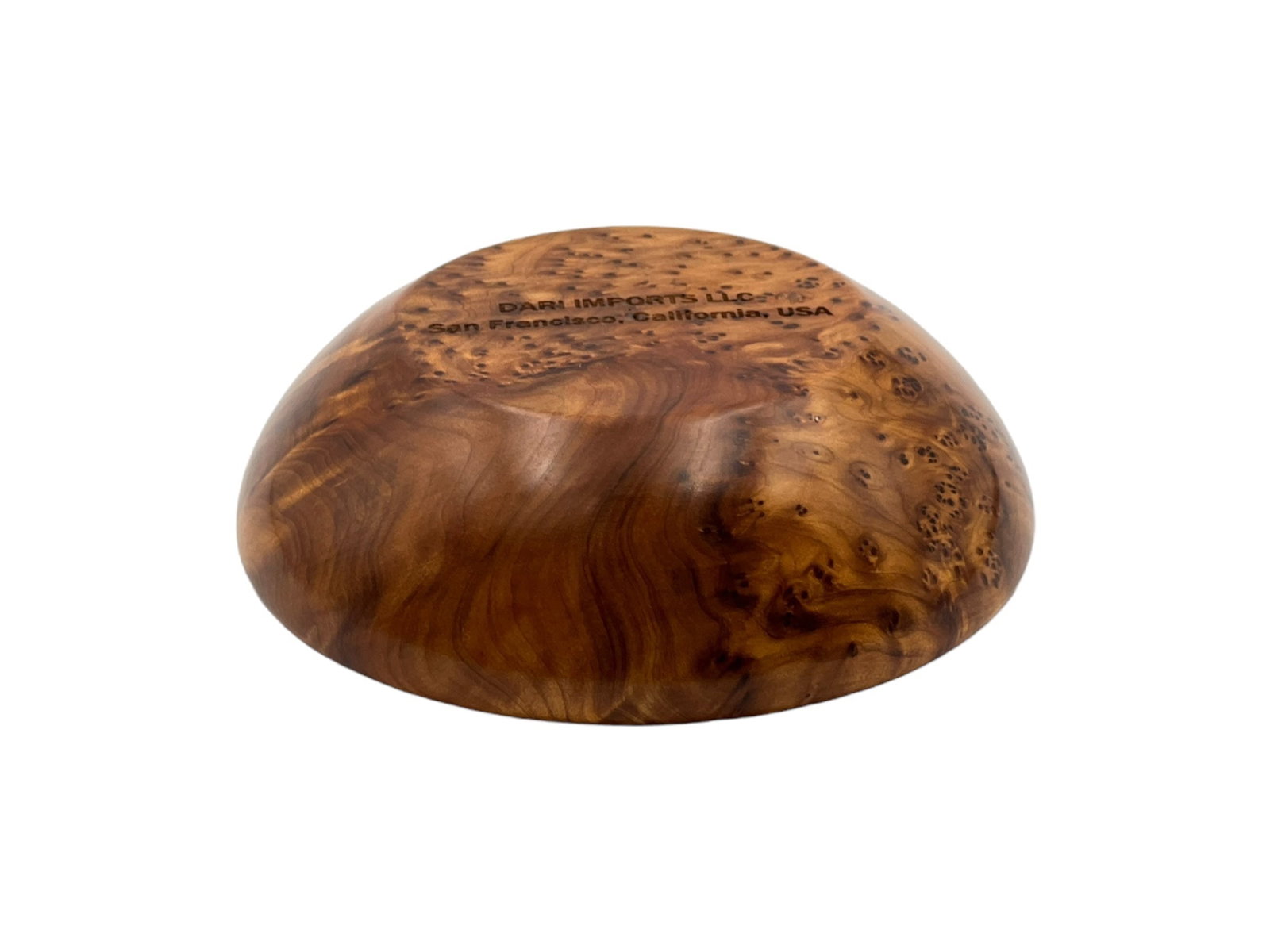 Handcrafted Thuya Wood Bowl - 3