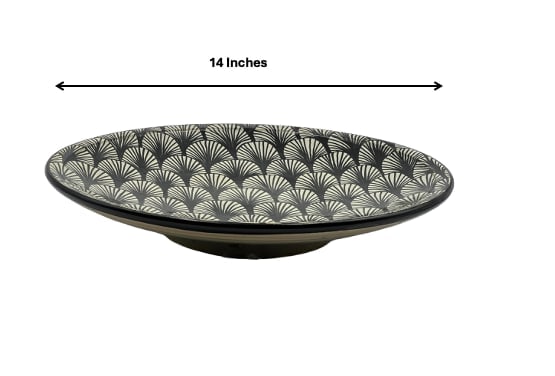 Handcrafted Clay Pottery Plate – Natural Pigments - 3