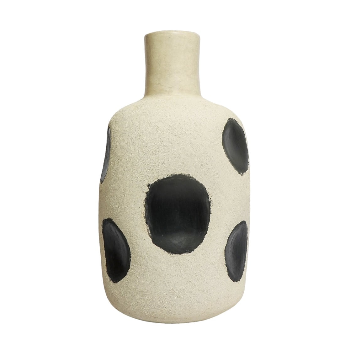 Architectural Sculptural Tadelakt Plaster Vase – Handcrafted (1 of 2)