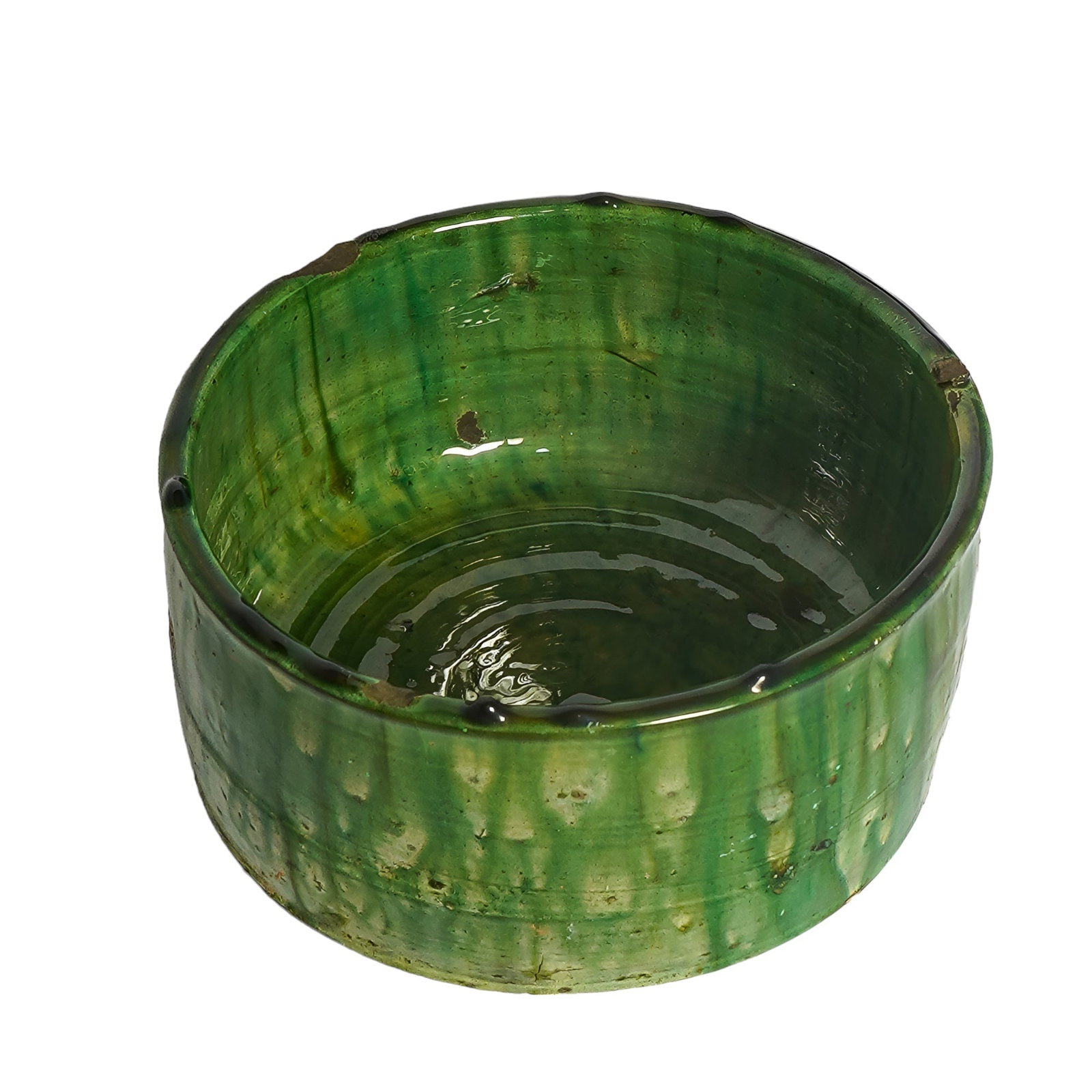 Handmade Tamegroute Pottery Bowl – Natural Glaze - 2