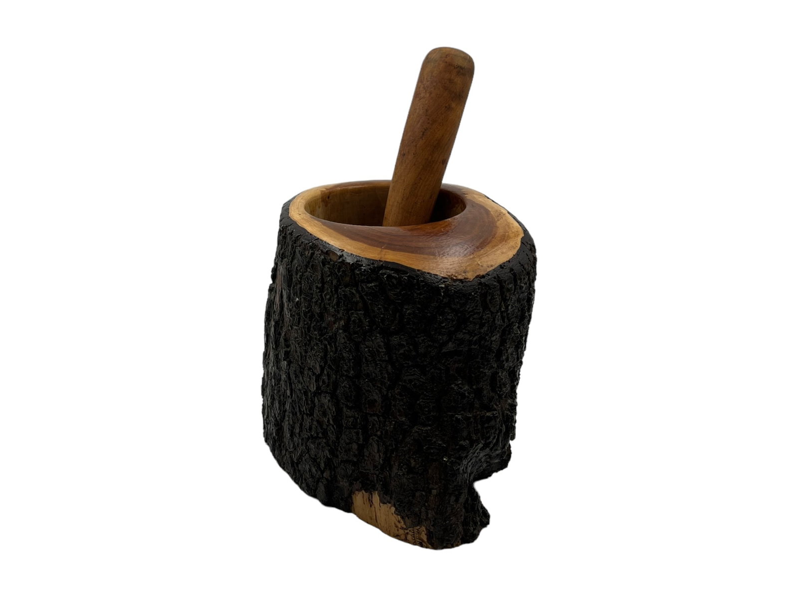 Handcrafted Thuya Wood Mortar - 2