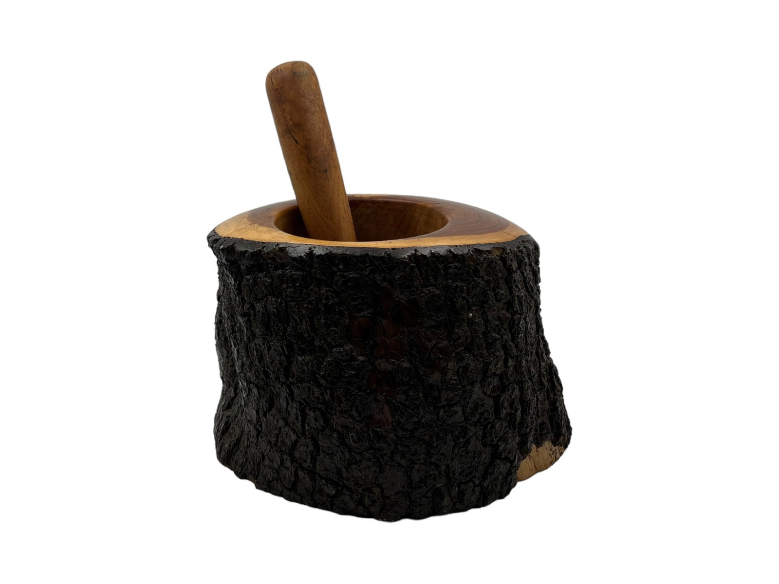 Handcrafted Thuya Wood Mortar - 7