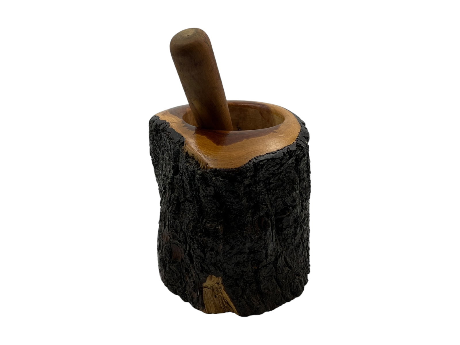 Handcrafted Thuya Wood Mortar - 8